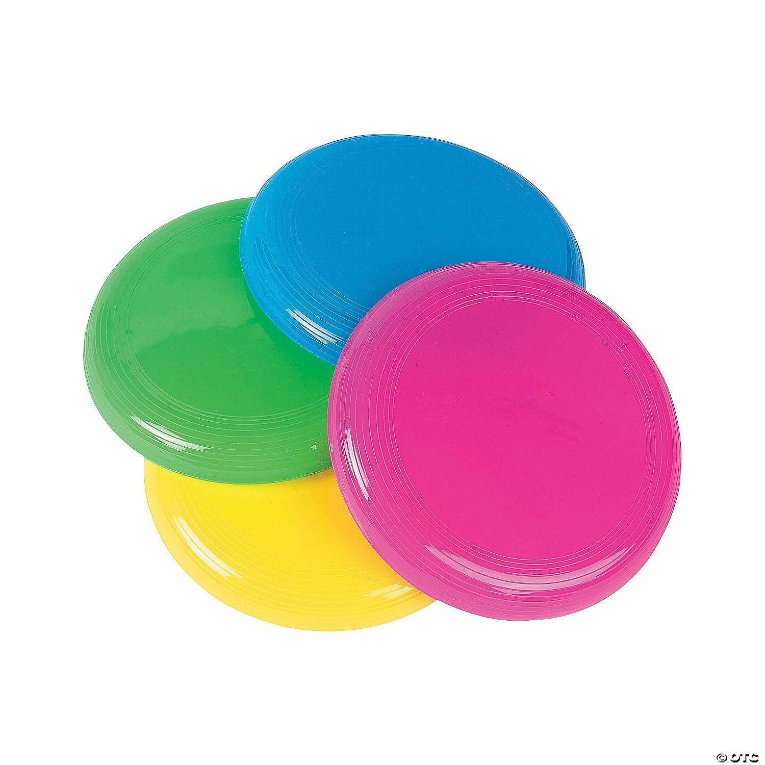 Active Play | 3 1/2″ Bulk 72 Pc. Mini Assorted Color Plastic Flying Saucer Discs