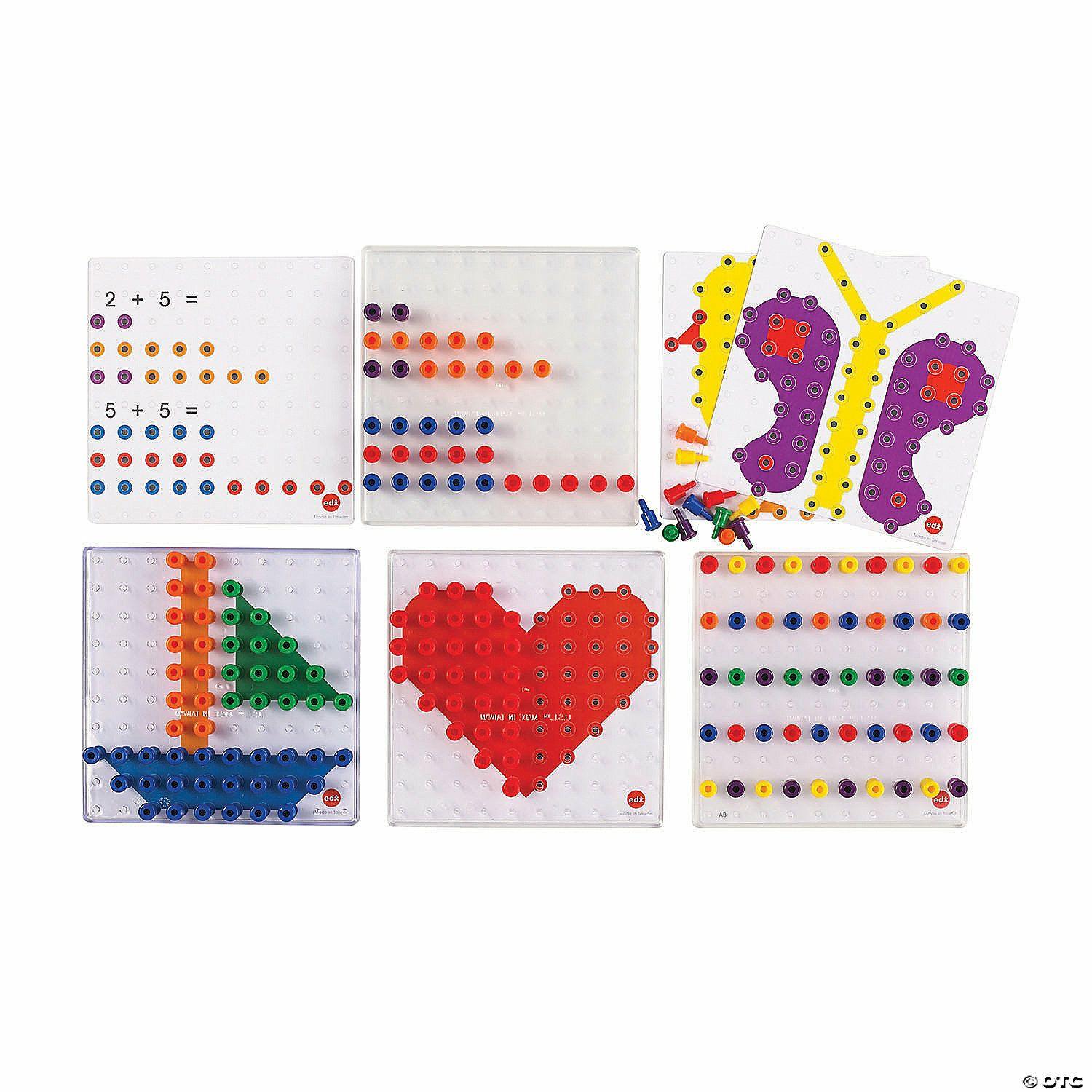 Active Play | Edx Education Small Pegs Activity Set