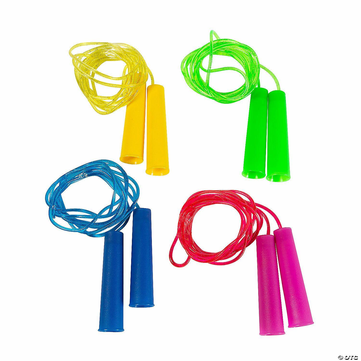 Active Play | Glitter Jump Ropes – 12 Pc.