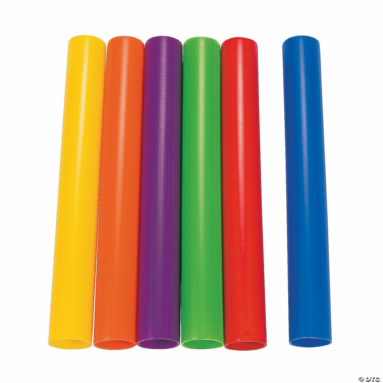 Active Play | Rainbow Relay Race Batons – 12 Pc.