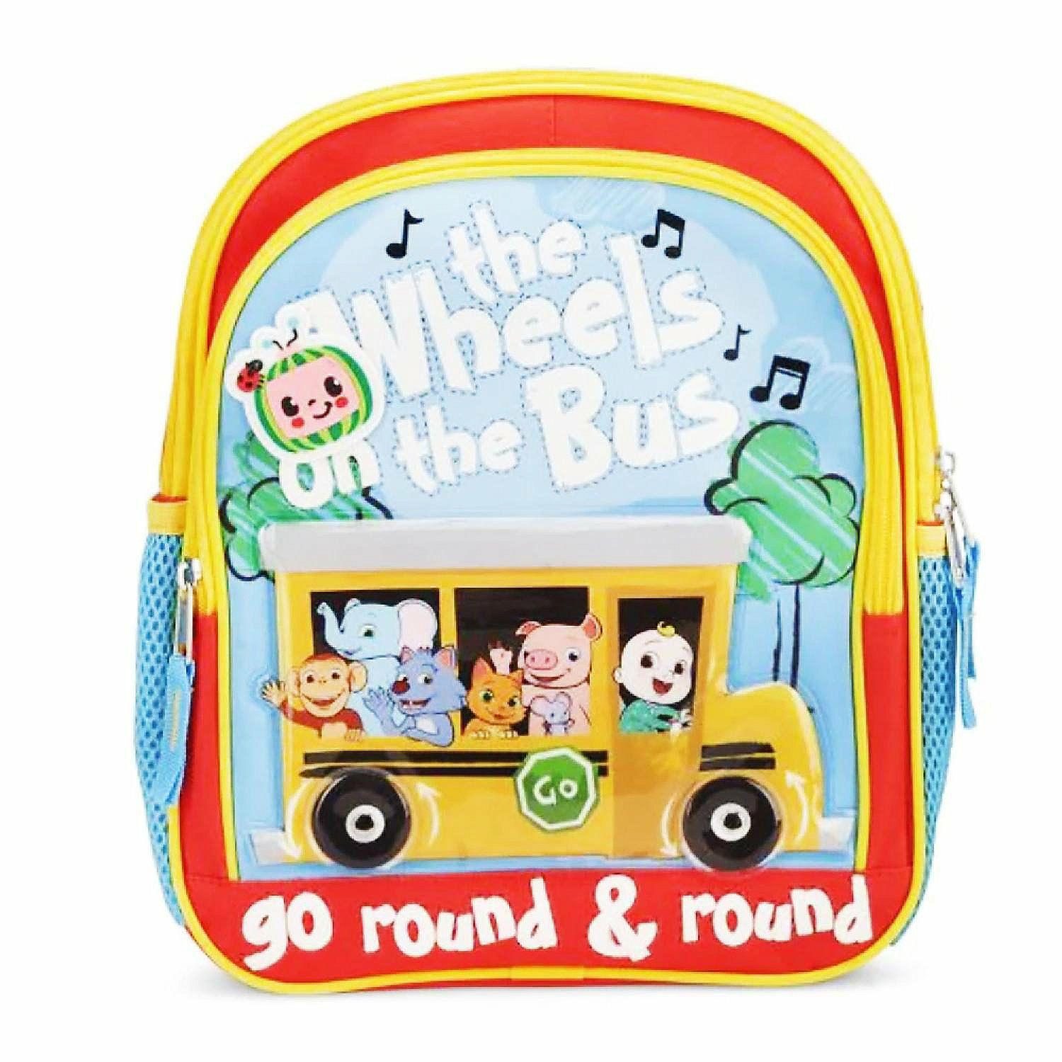 Backpacks | Cocomelon Wheels on the Bus 12 Inch Kids Backpack