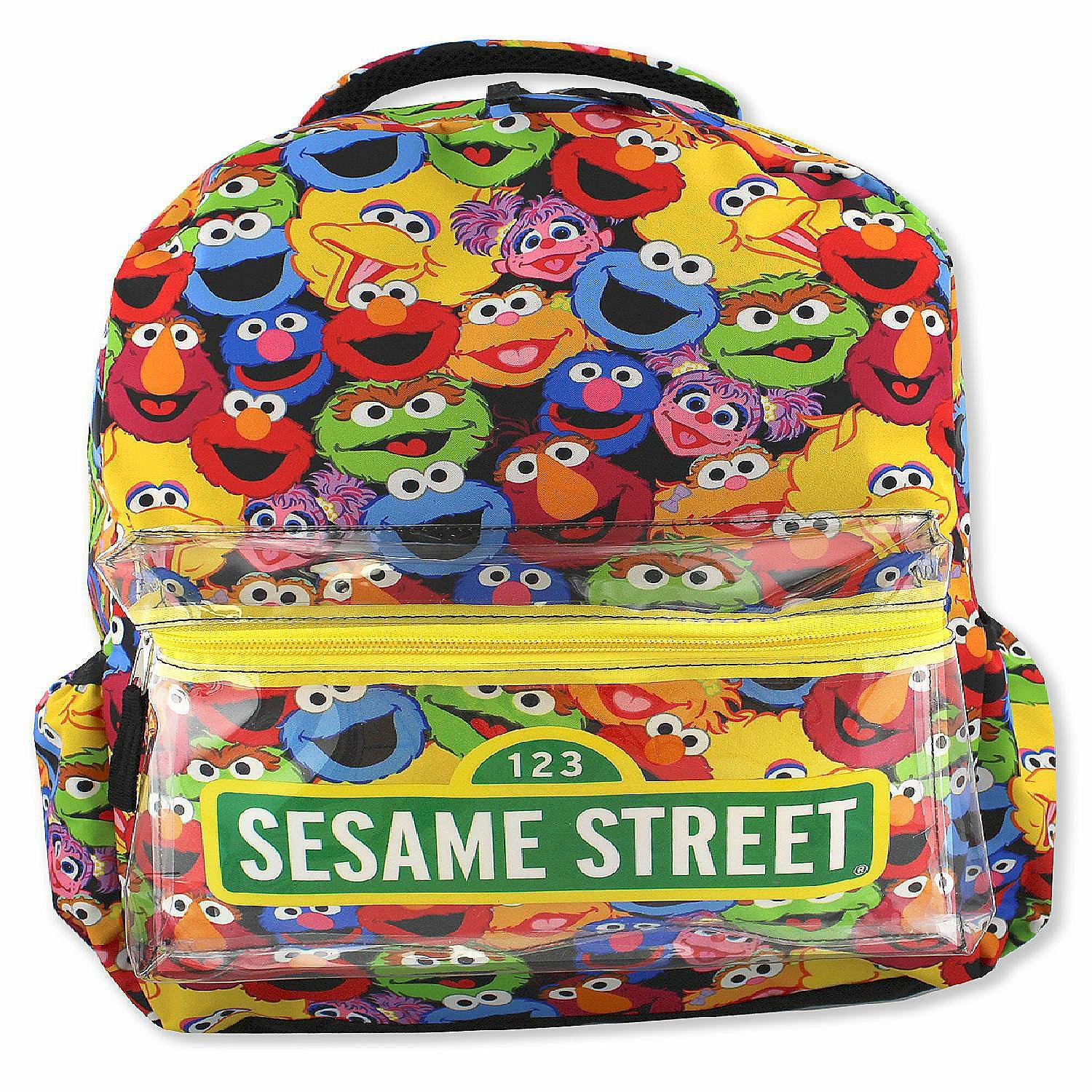 Backpacks | Sesame Street Gang Elmo Boys Girls Toddler 16 inch School Backpack (One Size, Multicolor)