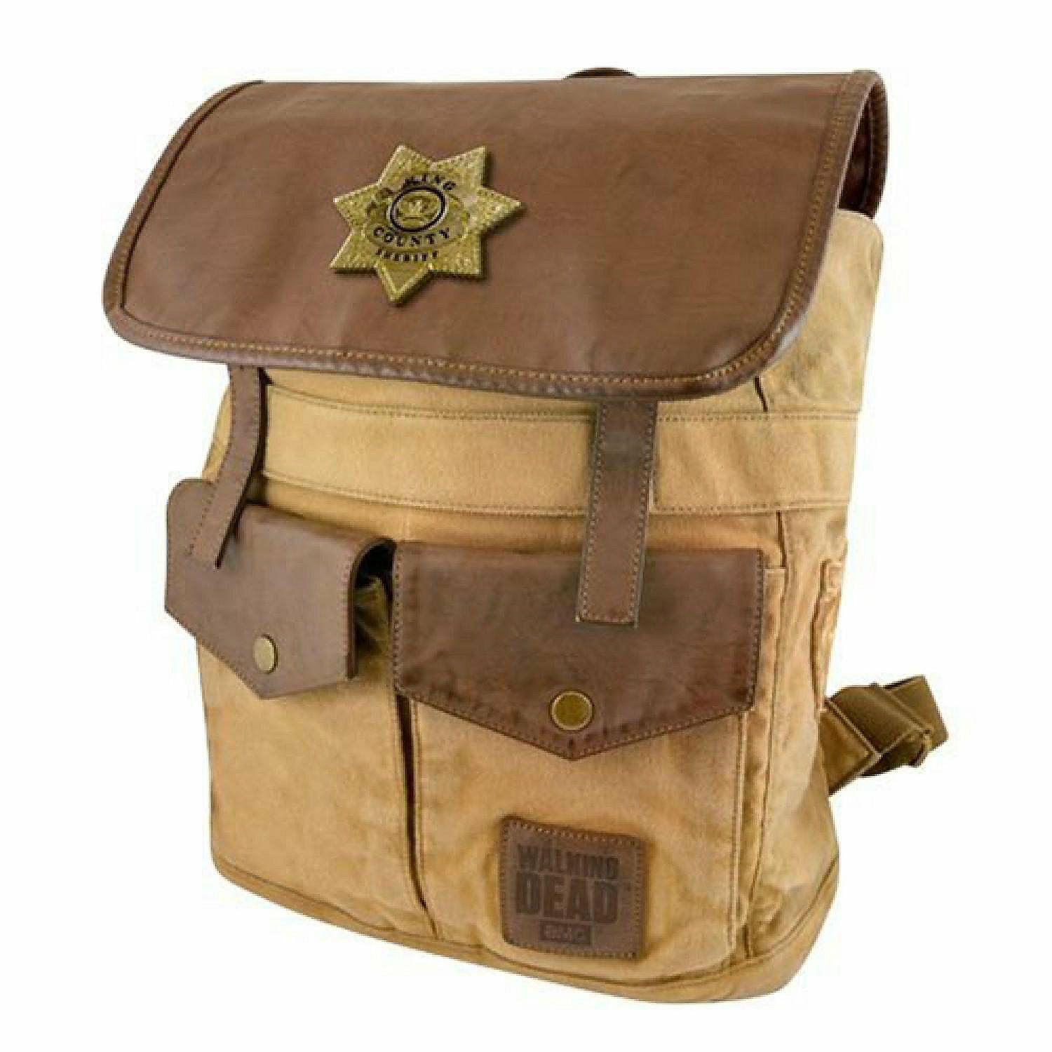 Backpacks | The Walking Dead Sheriff Rick Grime’s Brown Backpack