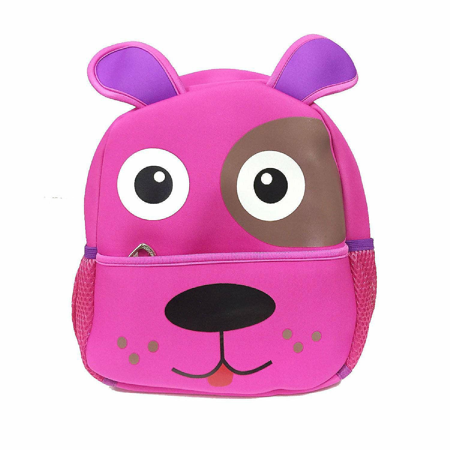 Backpacks | Wrapables Neoprene Fun Pals Backpack for Toddlers, Hot Pink Dog