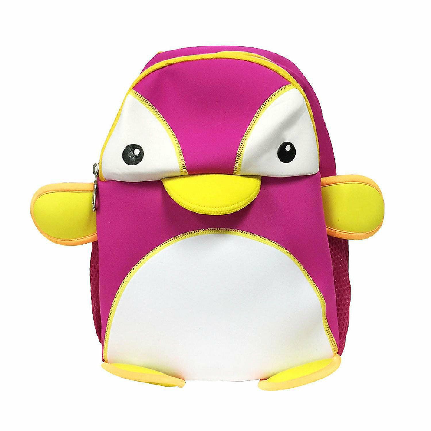 Backpacks | Wrapables Neoprene Fun Pals Backpack for Toddlers, Pink and White Penguin