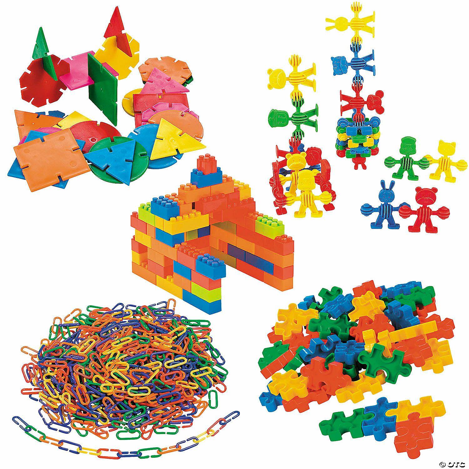 Blocks & Manipulatives | Bulk 1190 Pc. Manipulatives Kit