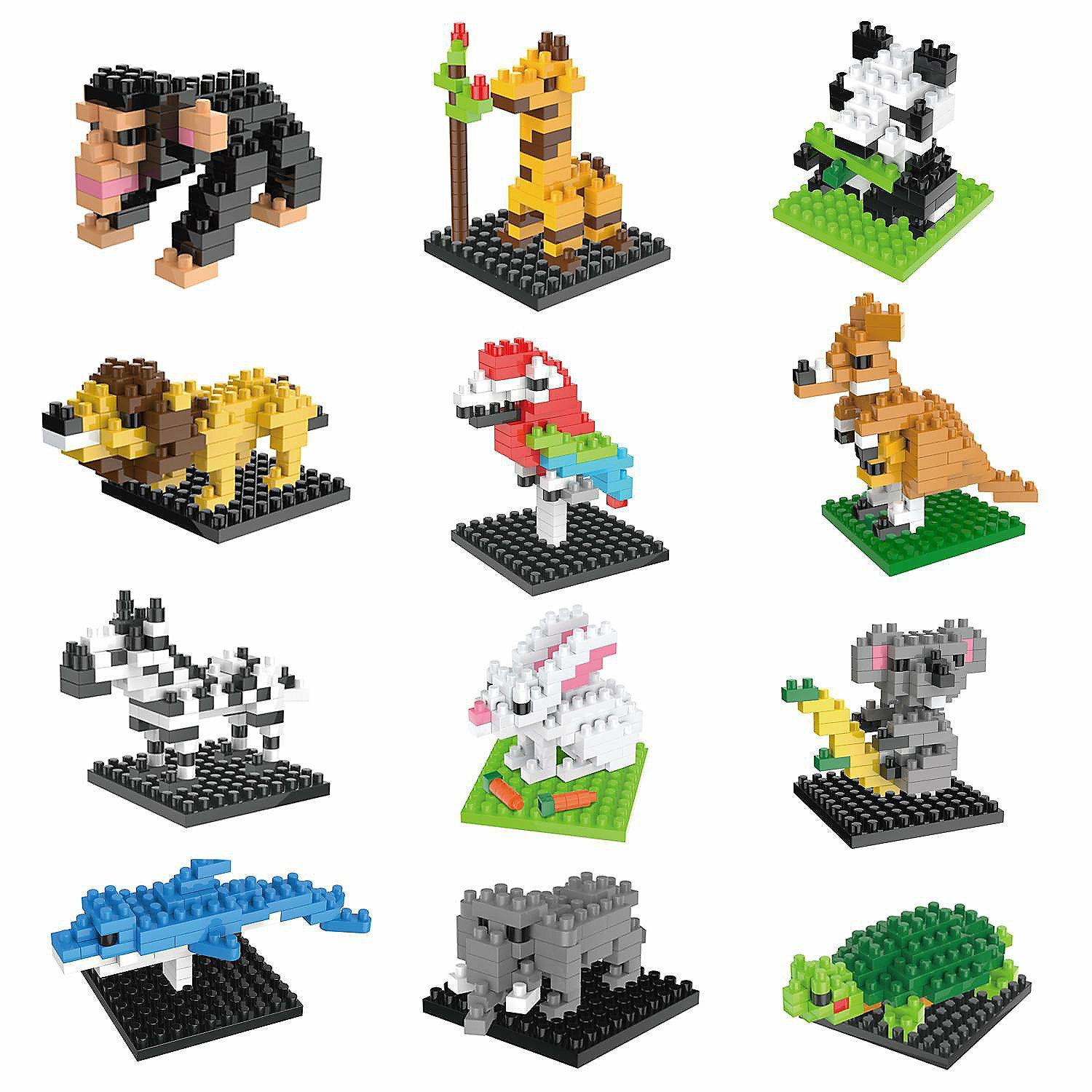 Blocks & Manipulatives | Fun Little Toys – Animal Building Blocks