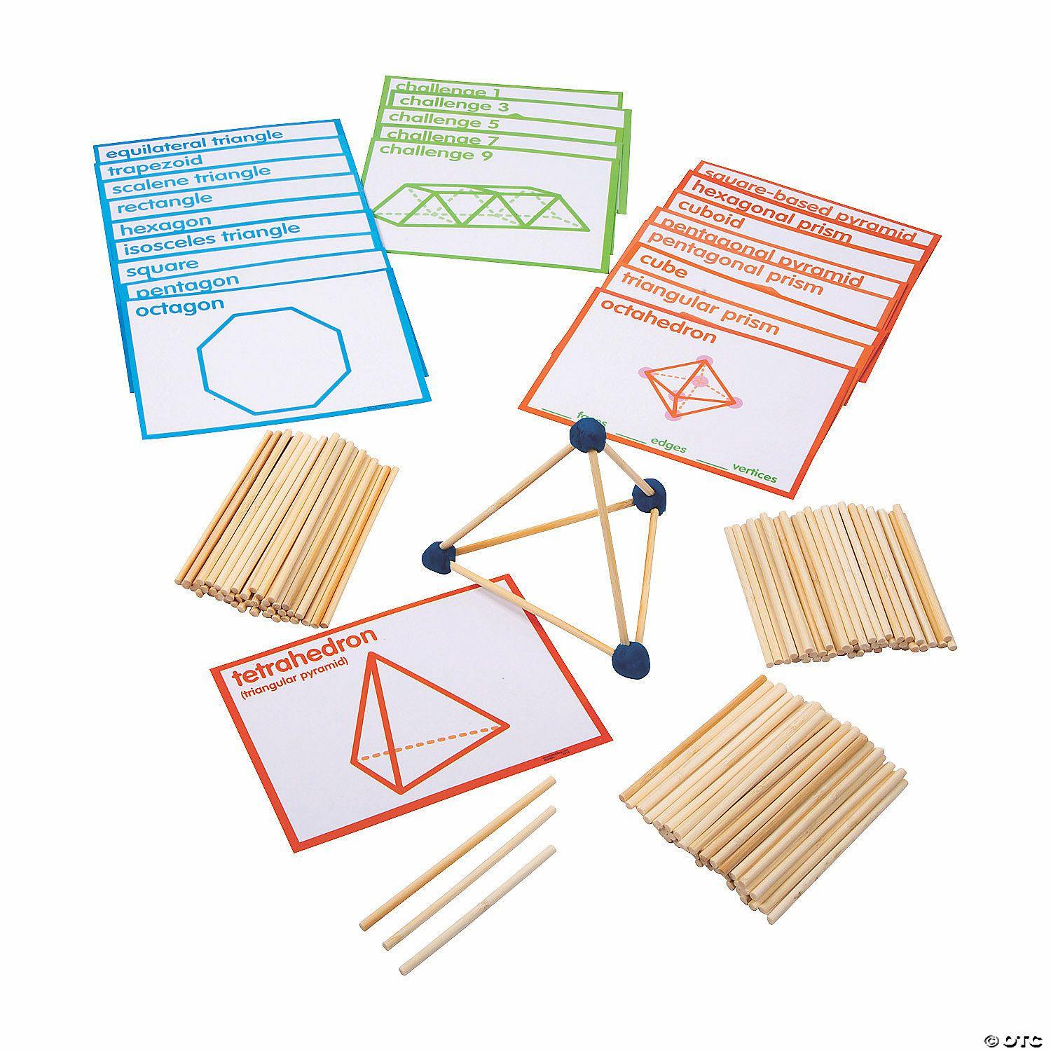 Blocks & Manipulatives | STEM Stick Structures Activity Learning Challenge Kit – 174 Pc.