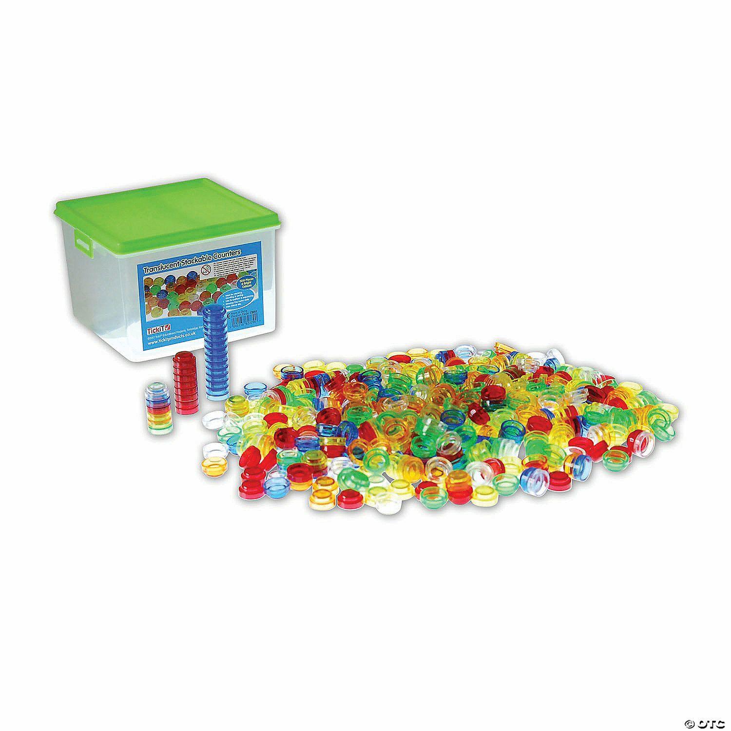 Blocks & Manipulatives | Translucent Stackable Counters