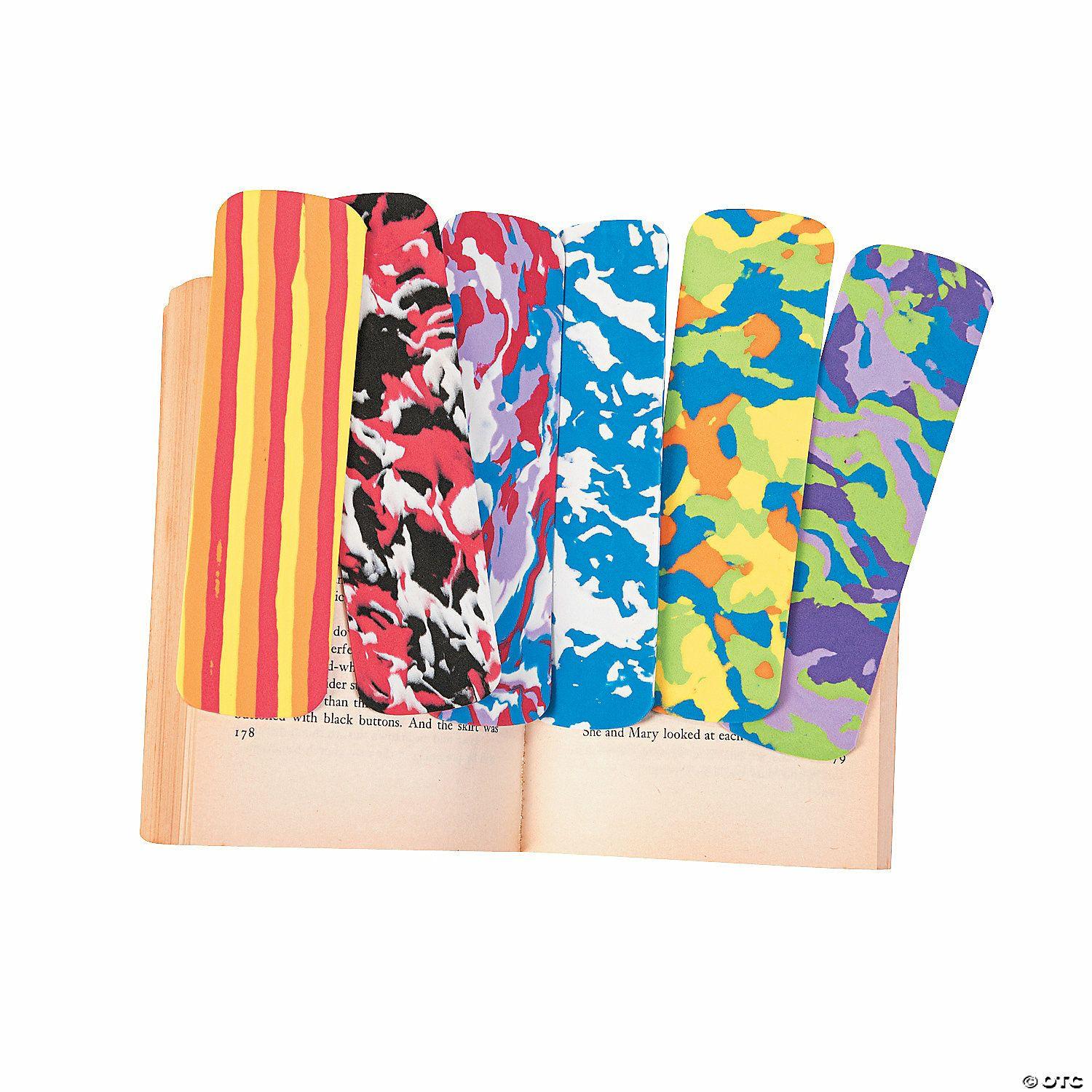 Bookmarks | 2″ x 7″ Bulk 72 Pc. Funky Multicolor Cardstock Bookmarks