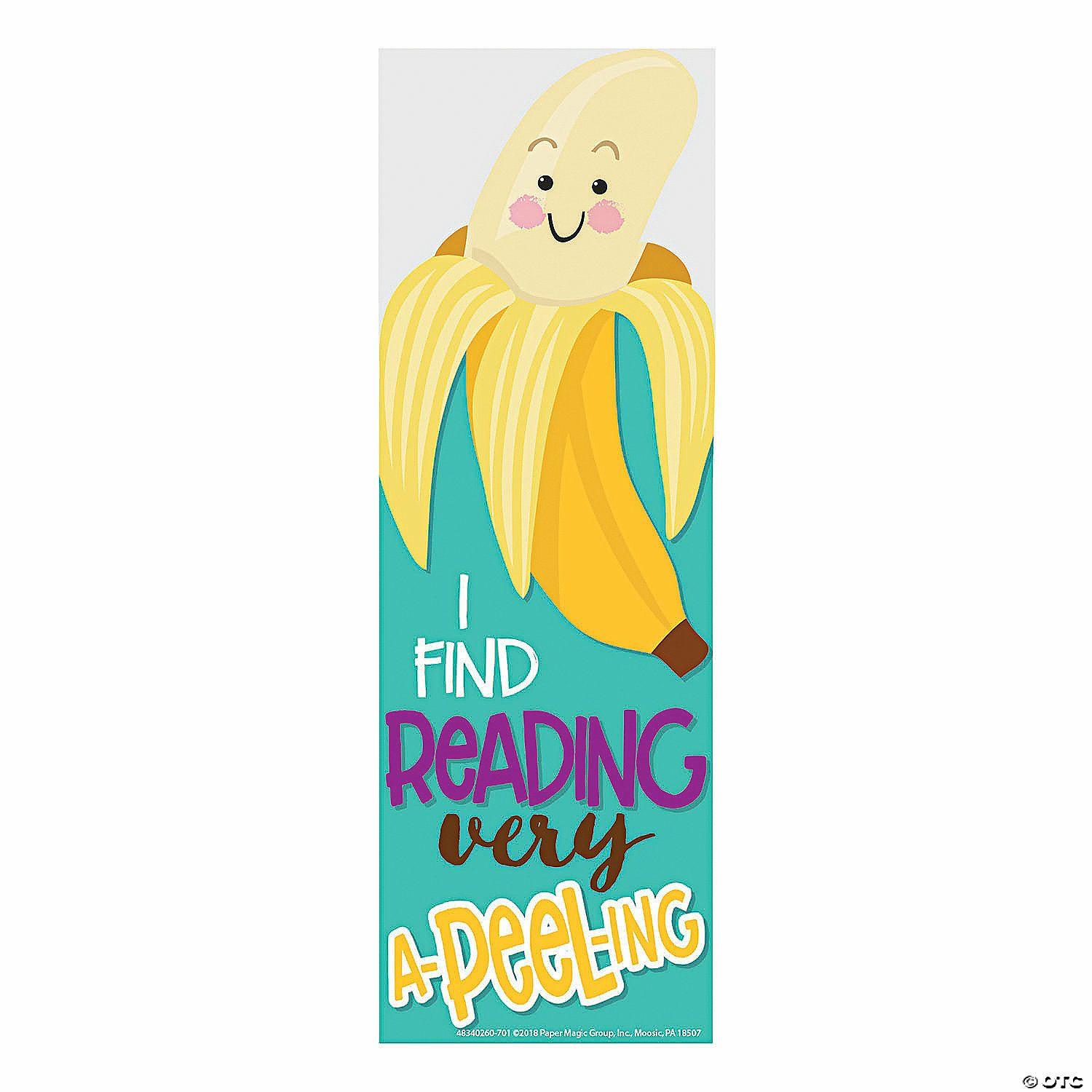 Bookmarks | Banana-Scented Bookmarks – 24 Pc.