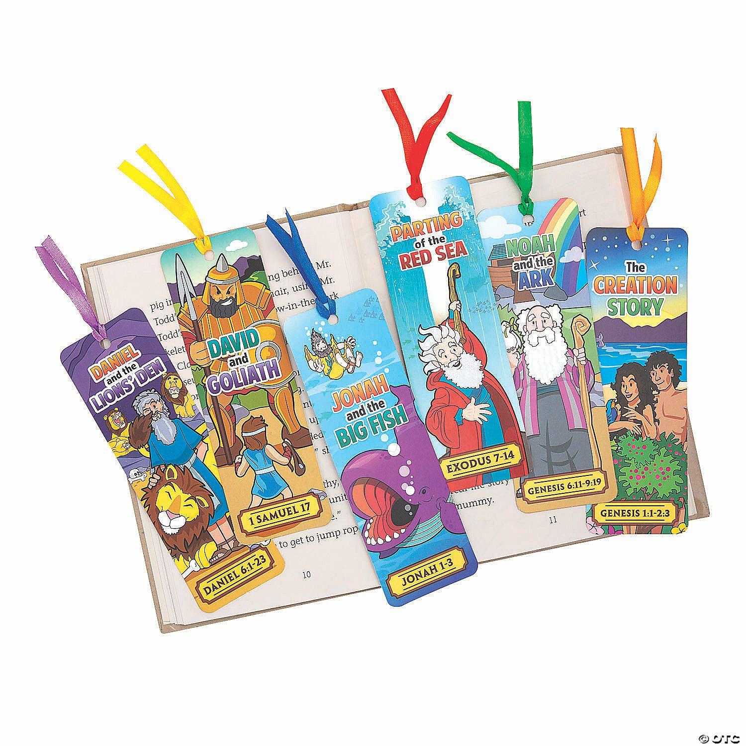 Bookmarks | Bulk 48 Pc. Bible Story Bookmark Assortment