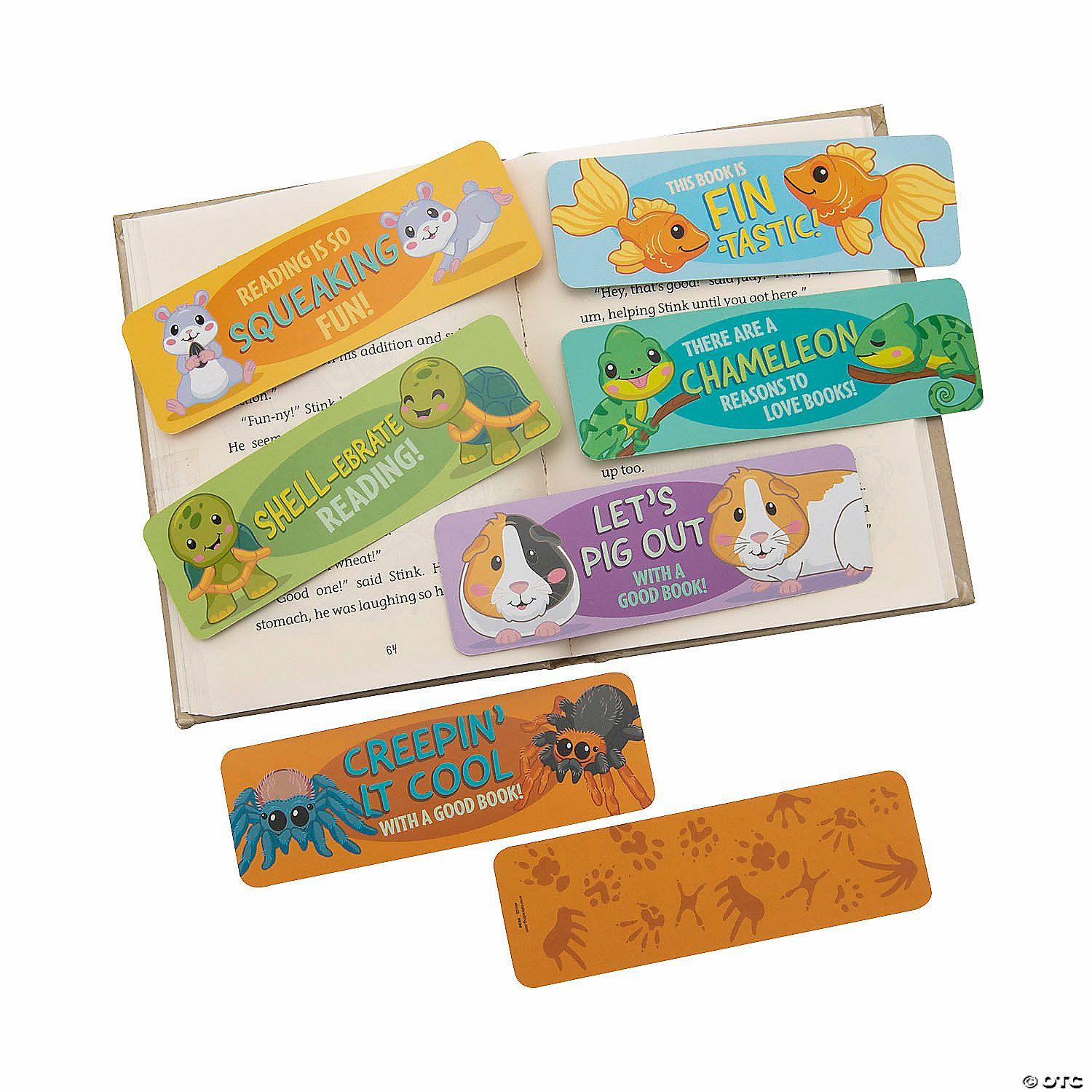 Bookmarks | Bulk 48 Pc. Classroom Pets Bookmarks