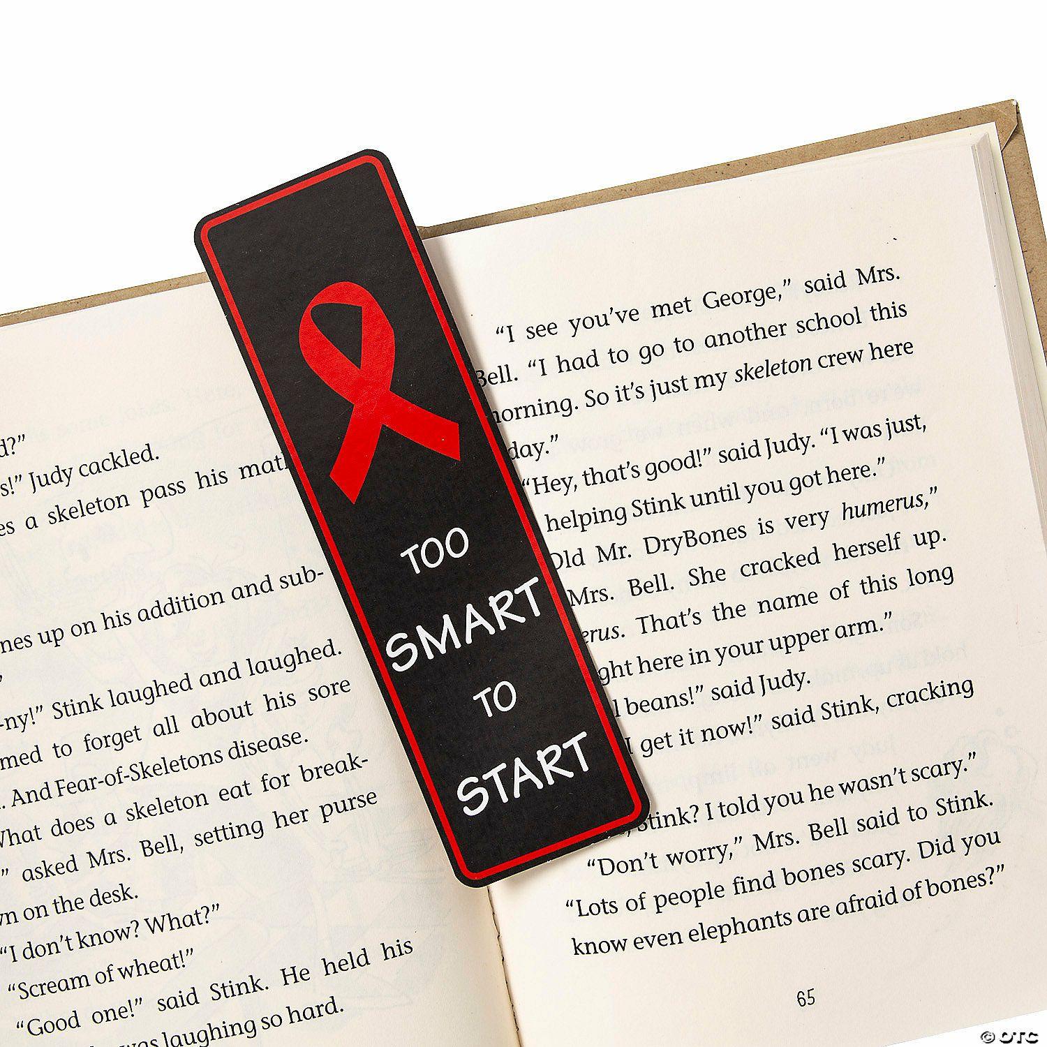 Bookmarks | Bulk 48 Pc. Red Ribbon Week Bookmarks