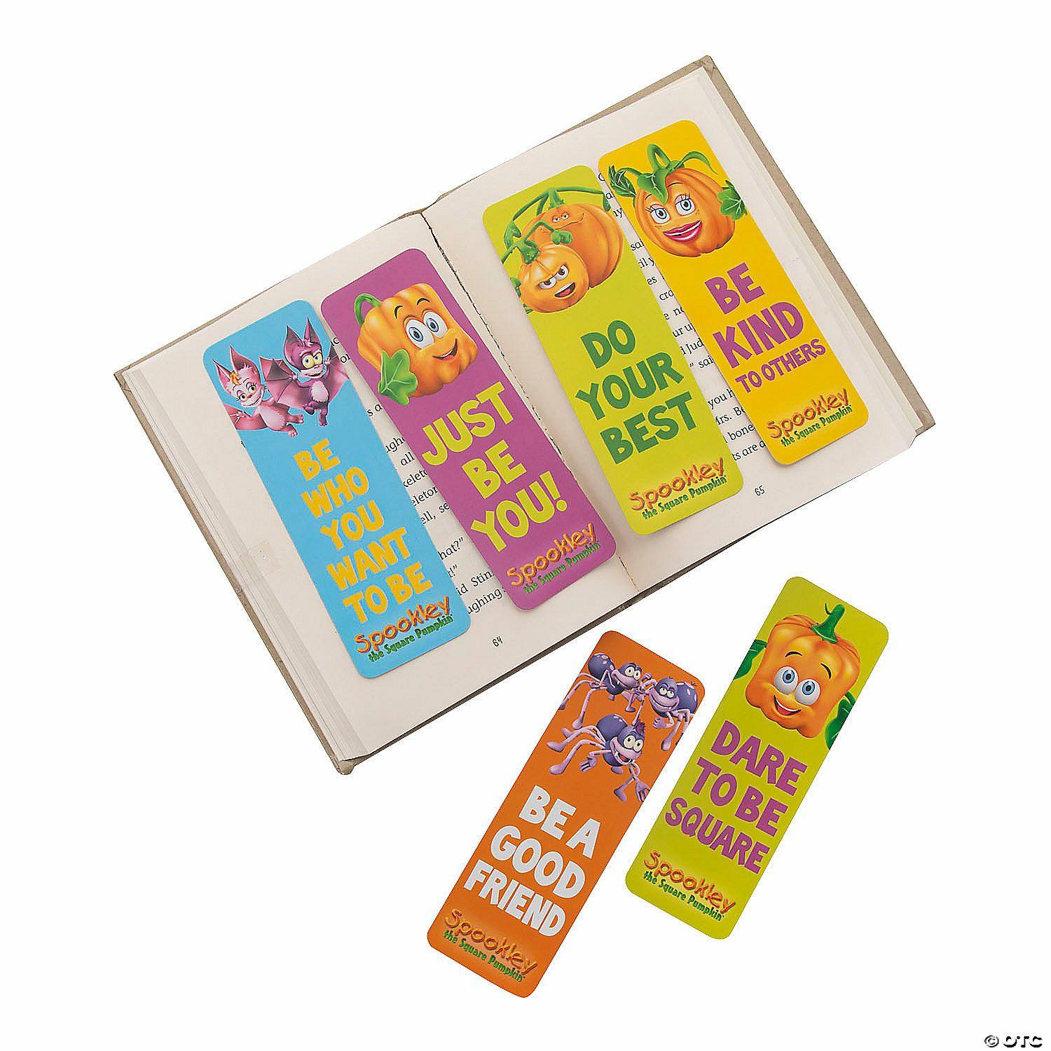 Bookmarks | Bulk 48 Pc. Spookley the Square Pumpkin™ Bookmarks