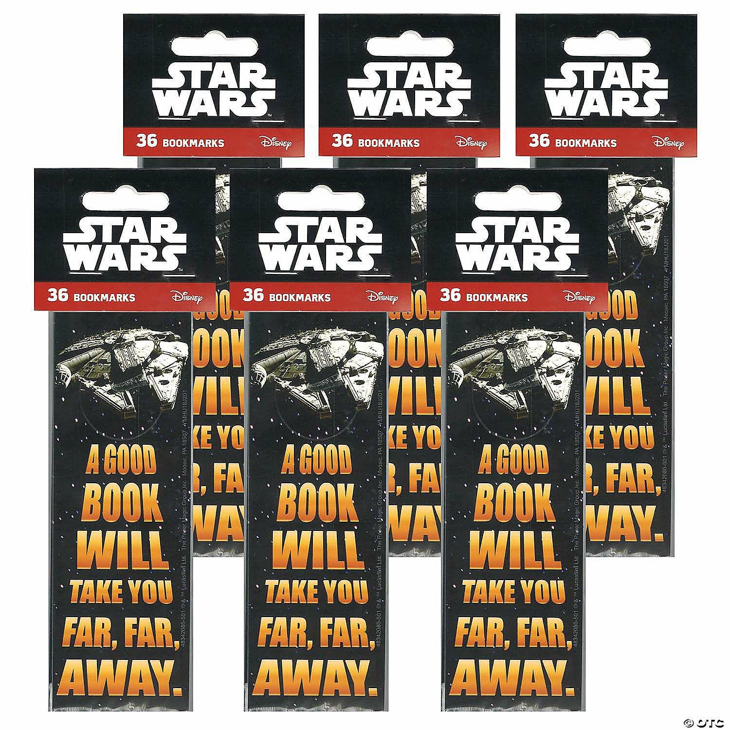 Bookmarks | Eureka Star Wars Good Book Bookmarks, 36 Per Pack, 6 Packs