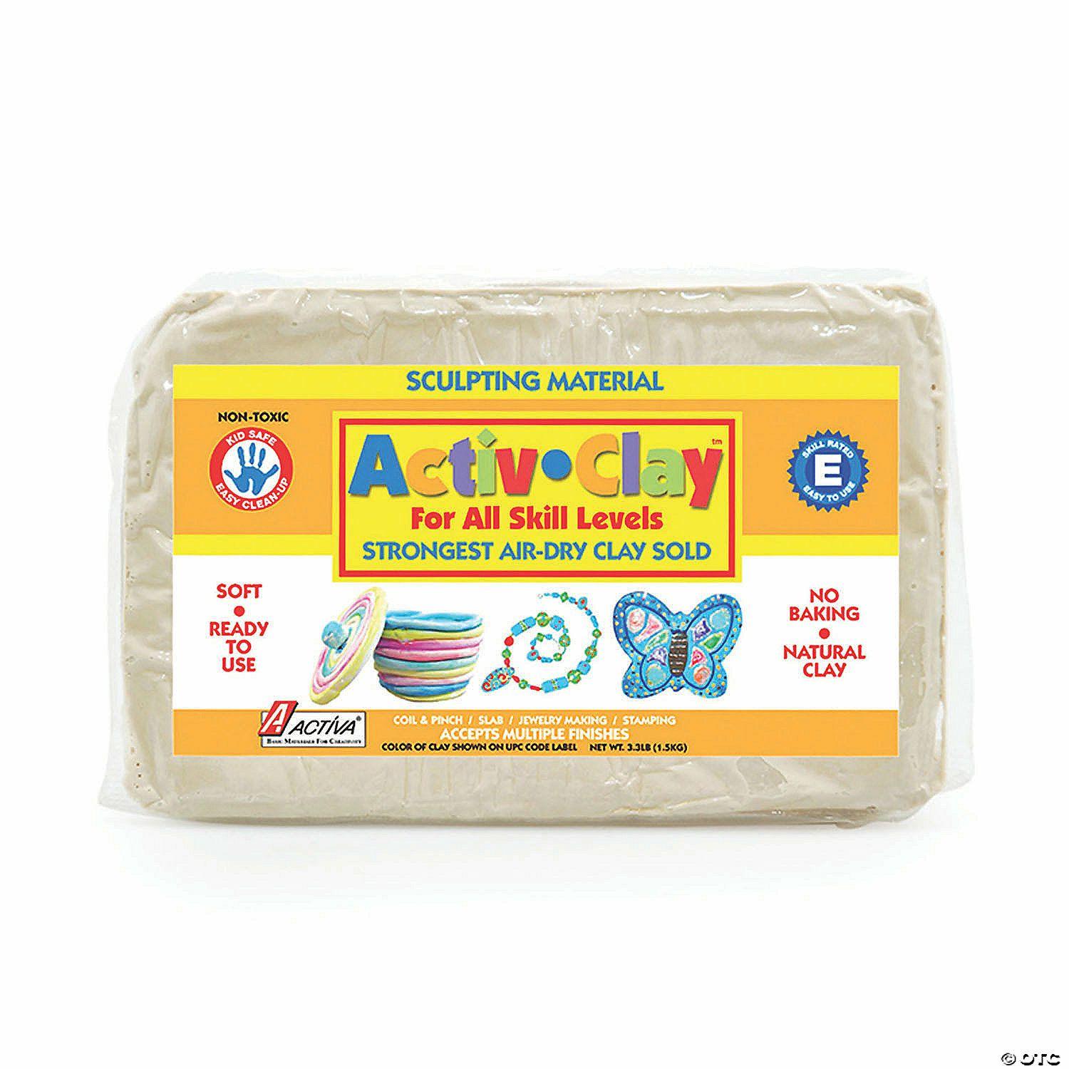 Bulk Classroom Supplies | Air Dry Clay, White, 3.3 lbs.