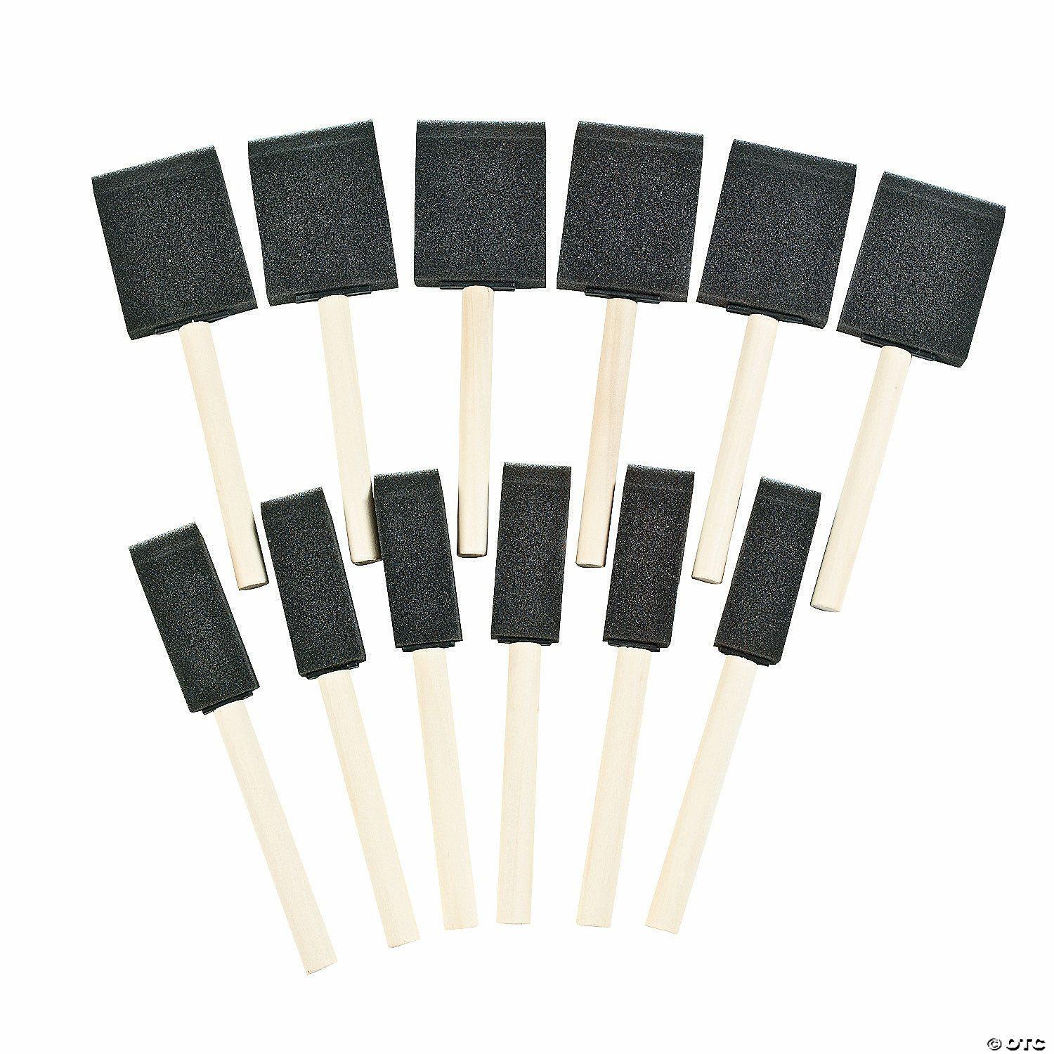 Bulk Classroom Supplies | Bulk 100 Pc. Sponge Paintbrush Classpack