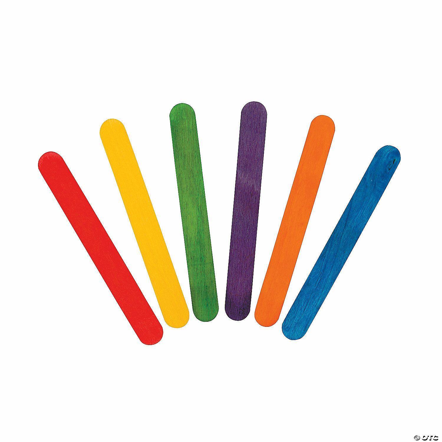 Bulk Classroom Supplies | Bulk 300 Pc. Rainbow Craft Sticks