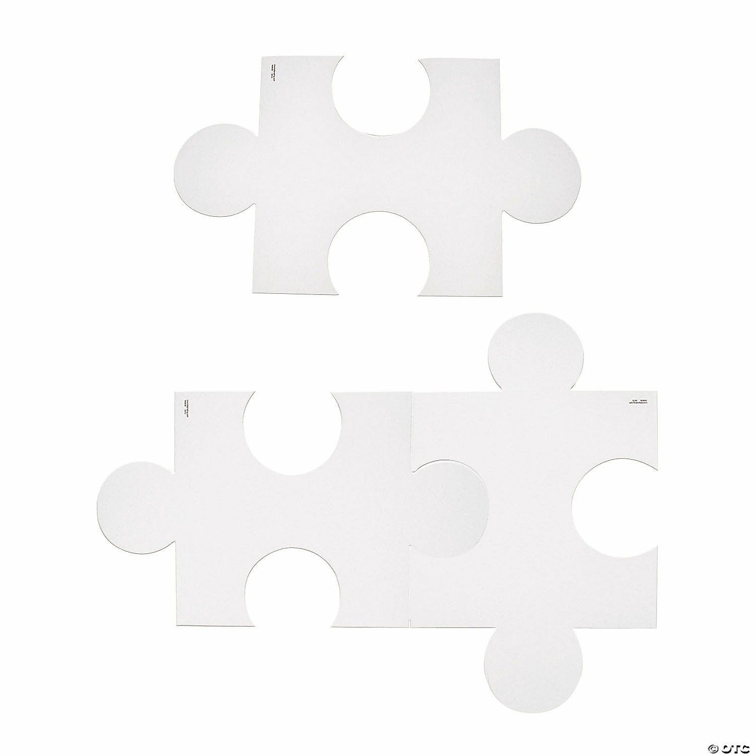 Bulletin Board Supplies | 14″ x 8 1 4″ DIY Gigantic Bulletin Board Puzzle Pieces – 24 Pc.