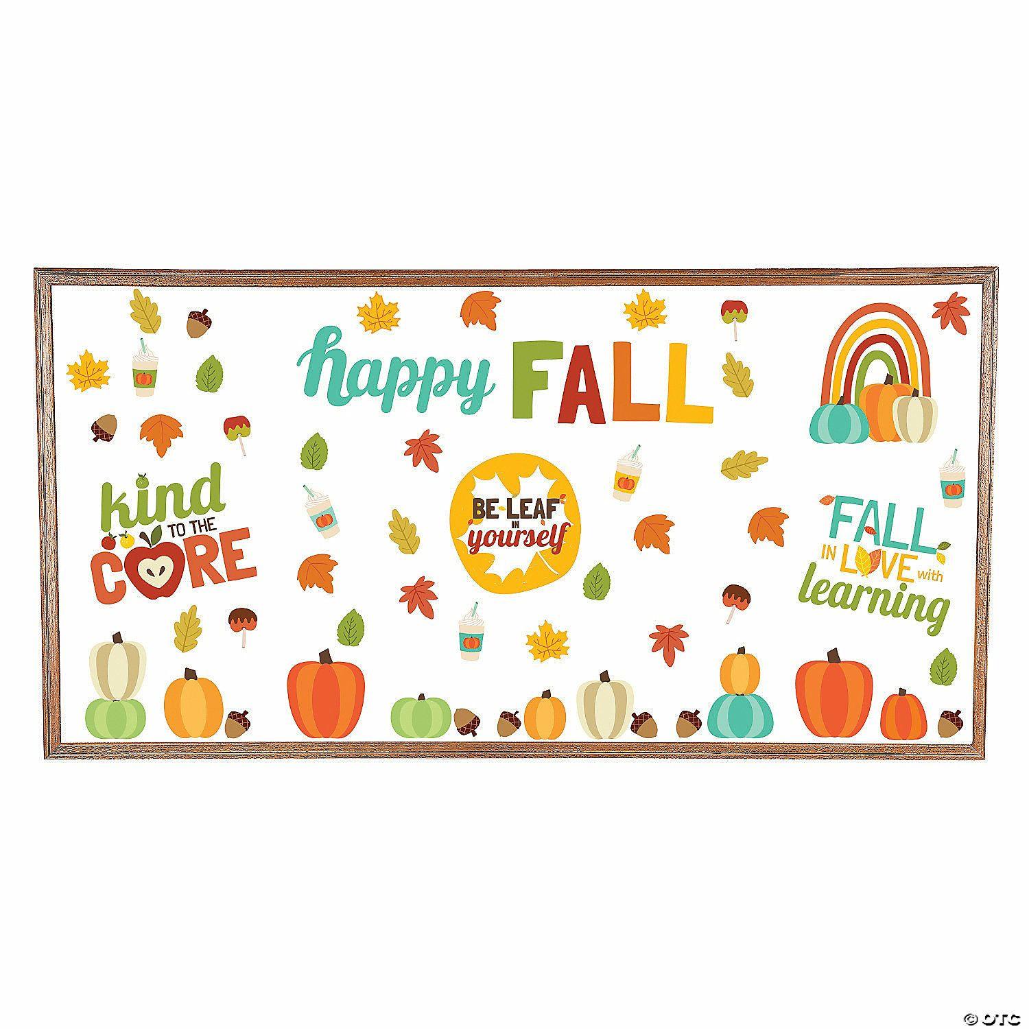 Bulletin Board Supplies | Fall Classroom Decorating Set – 60 Pc.