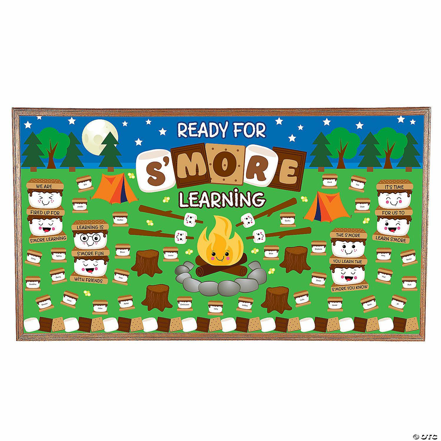 Bulletin Board Supplies | Ready for S&’More Learning Classroom Bulletin Board Set – 104 Pc.