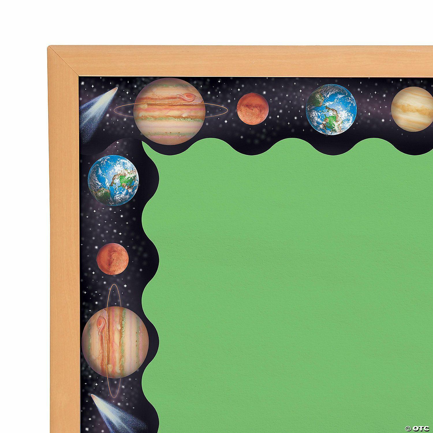 Bulletin Board Supplies | Solar System Bulletin Board Border – 12 Pc.