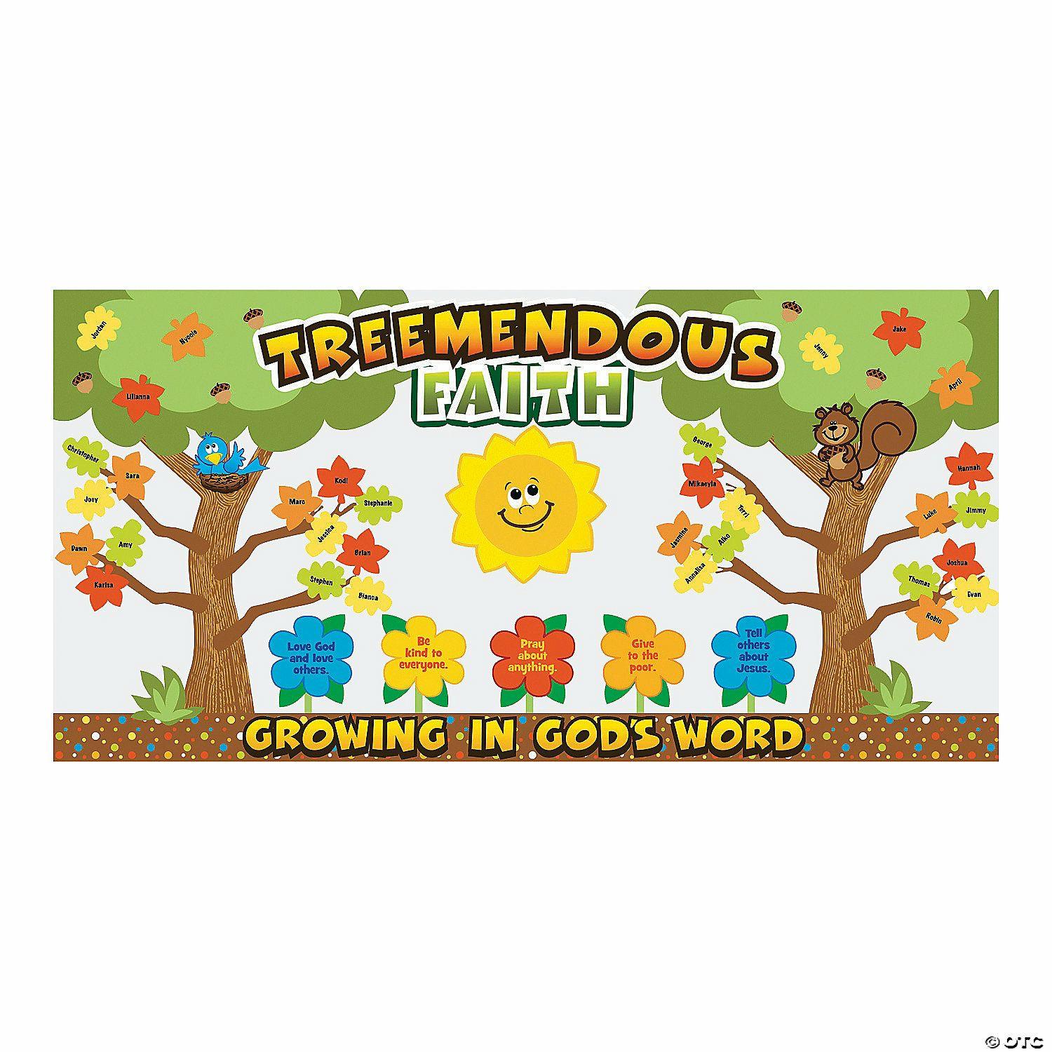 Bulletin Board Supplies | Tremendous Faith Bulletin Board Set