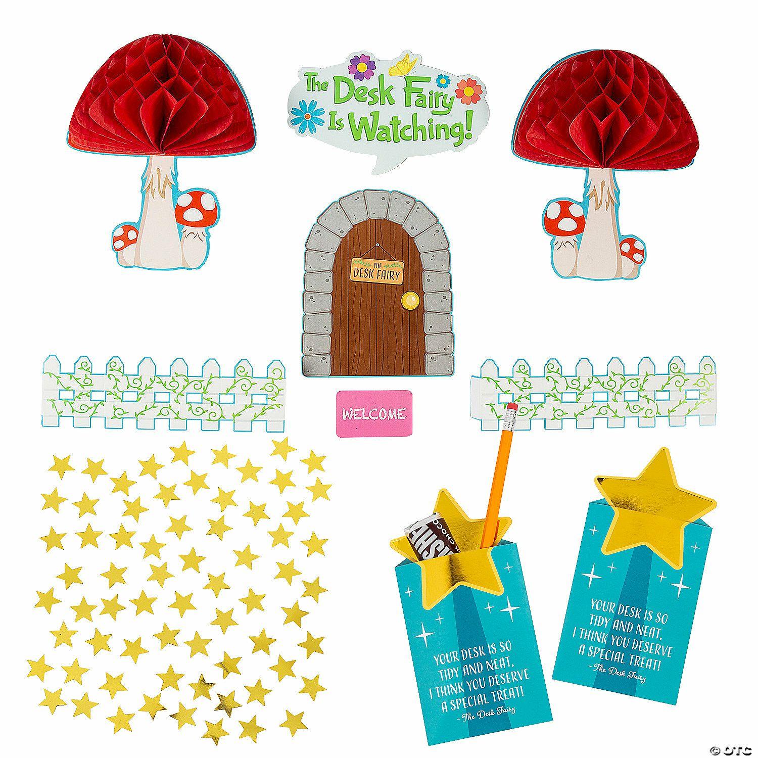 Classroom Decorating Kits | Desk Fairy Reward Kit – 38 Pc.