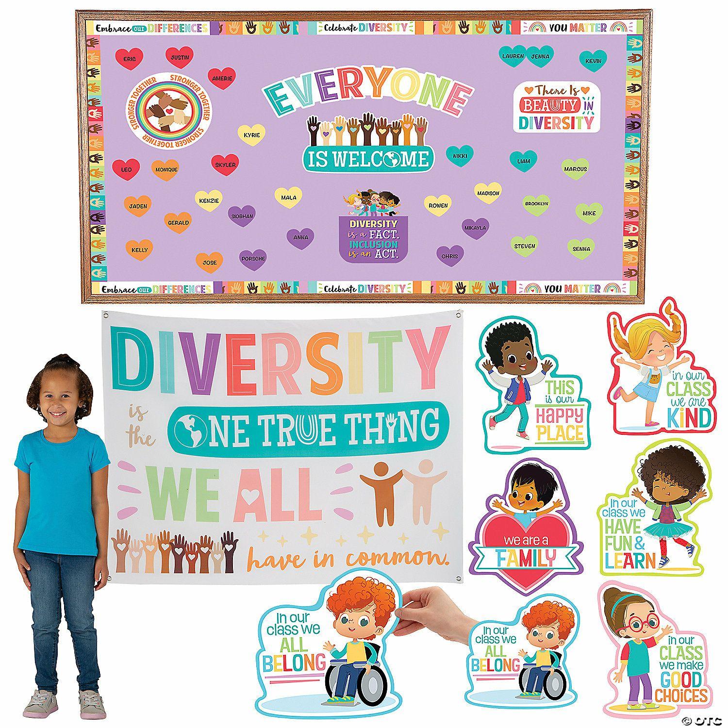 Classroom Decorating Kits | Diversity Decorating Kit – 18 Pc.