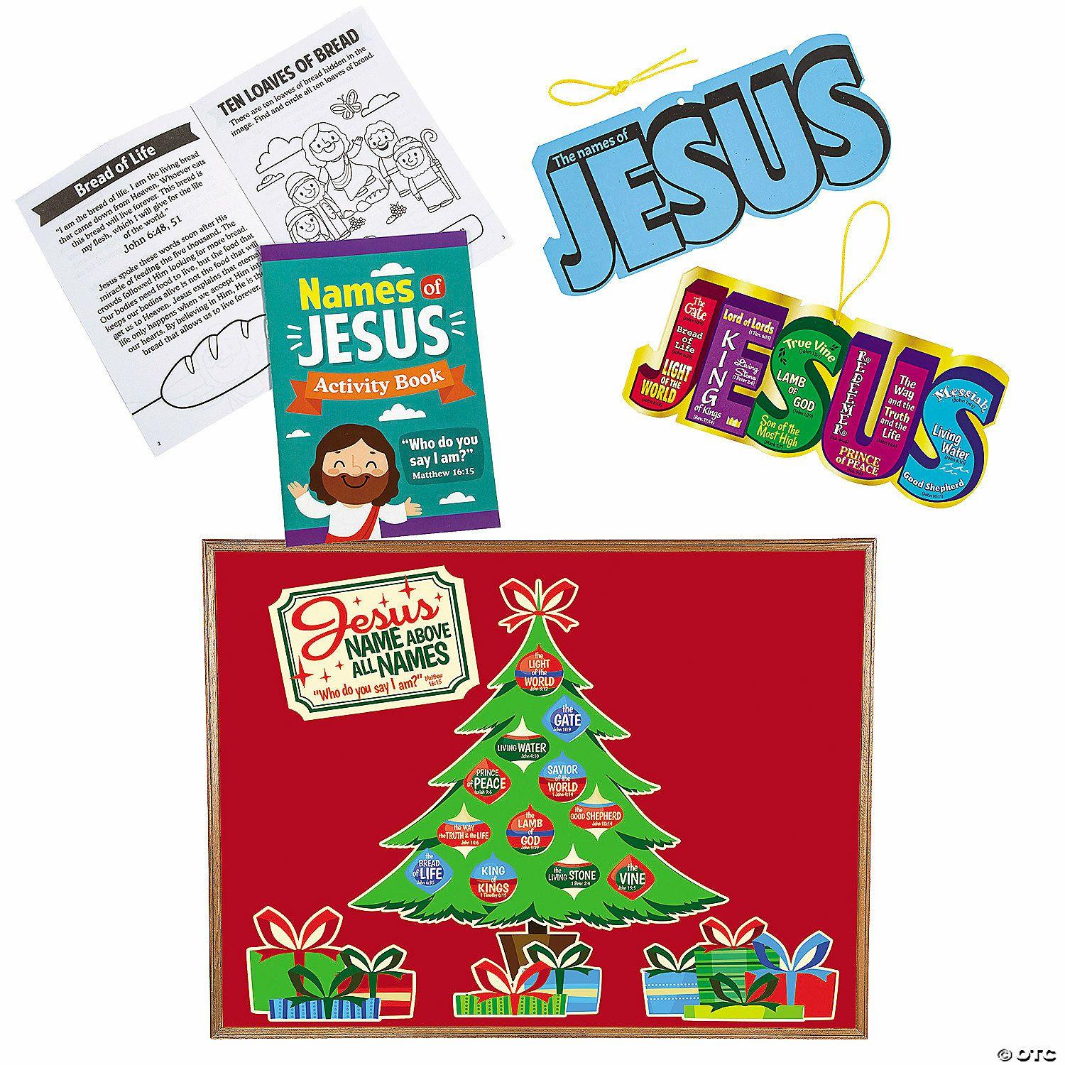 Classroom Decorating Kits | Names of Jesus Decorating & Activity Set – 25 Pc.