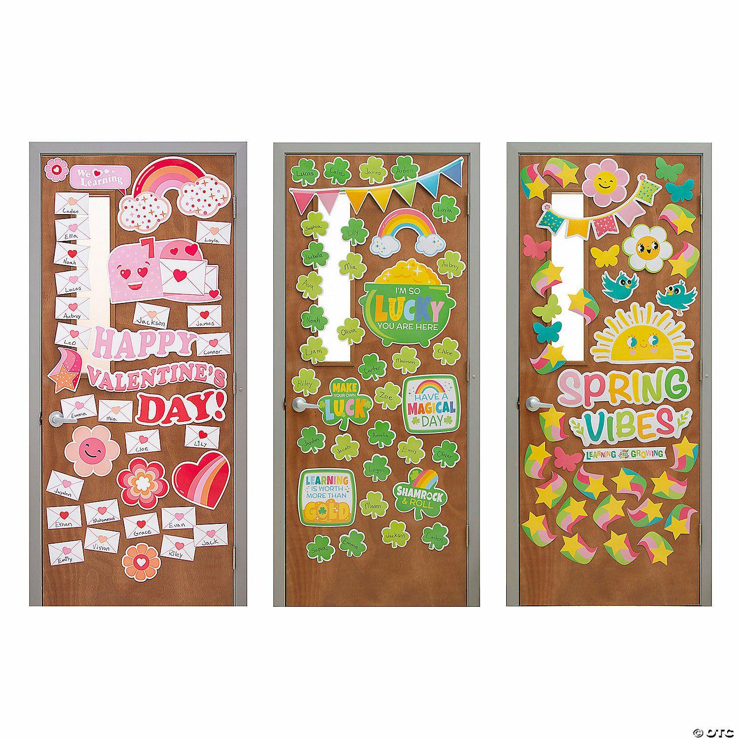 Classroom Decorating Kits | Spring Holiday Classroom Door Decorating Kit – 120 Pc.