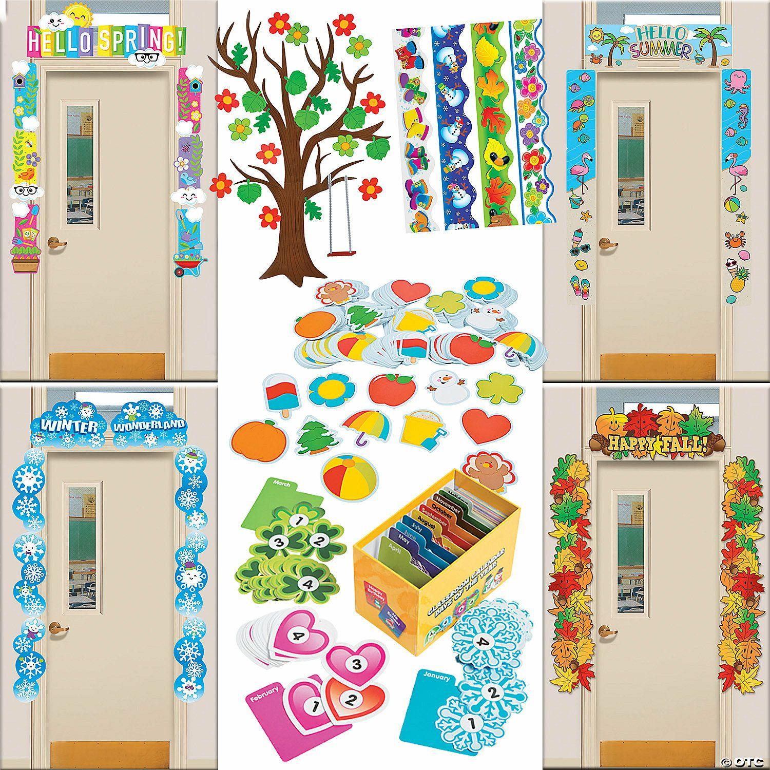 Classroom Decorating Kits | Ultimate 4 Seasons Classroom Decorating Kit – 1042 Pc.