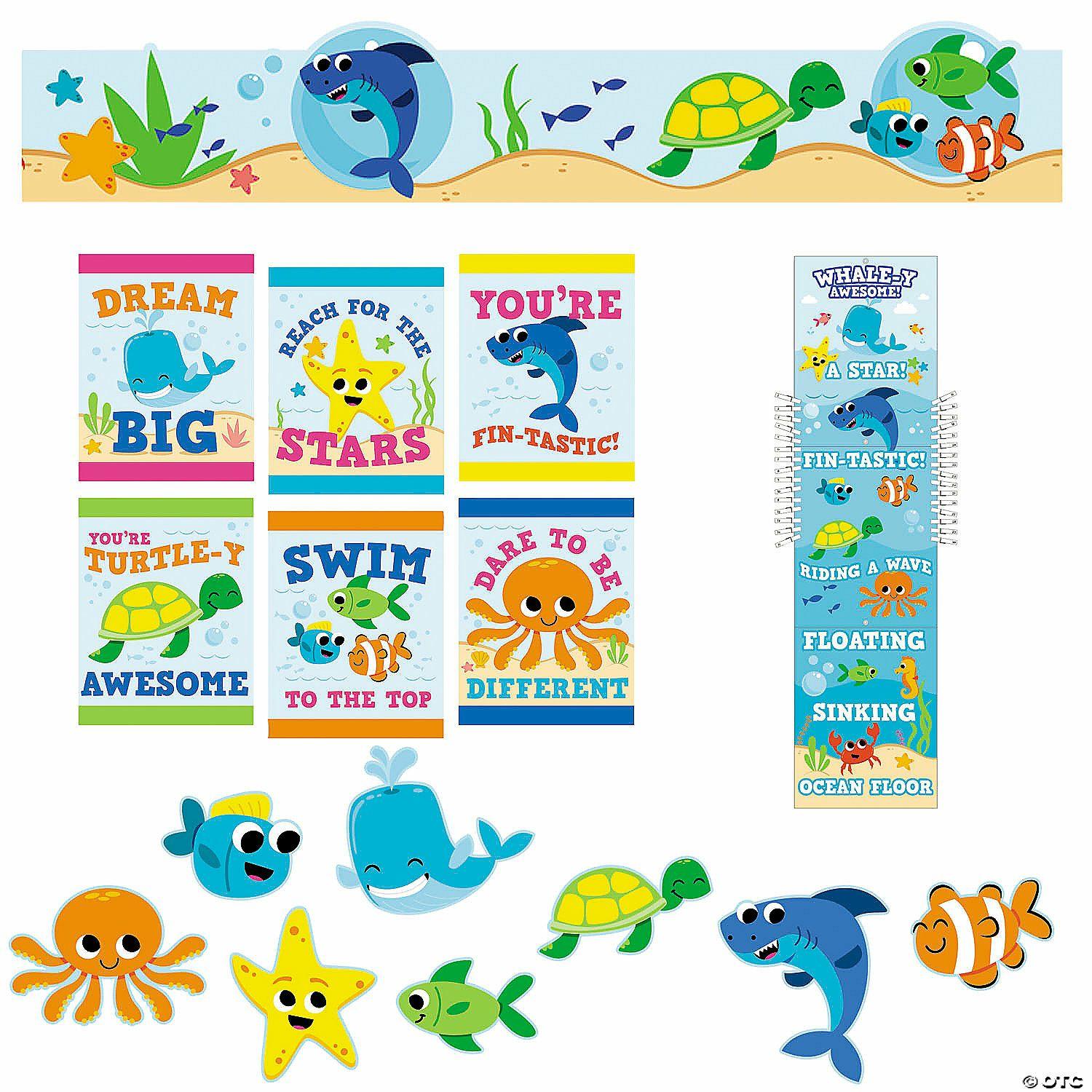 Classroom Decorating Kits | Under the Sea Classroom Decorating Kit – 55 Pc.