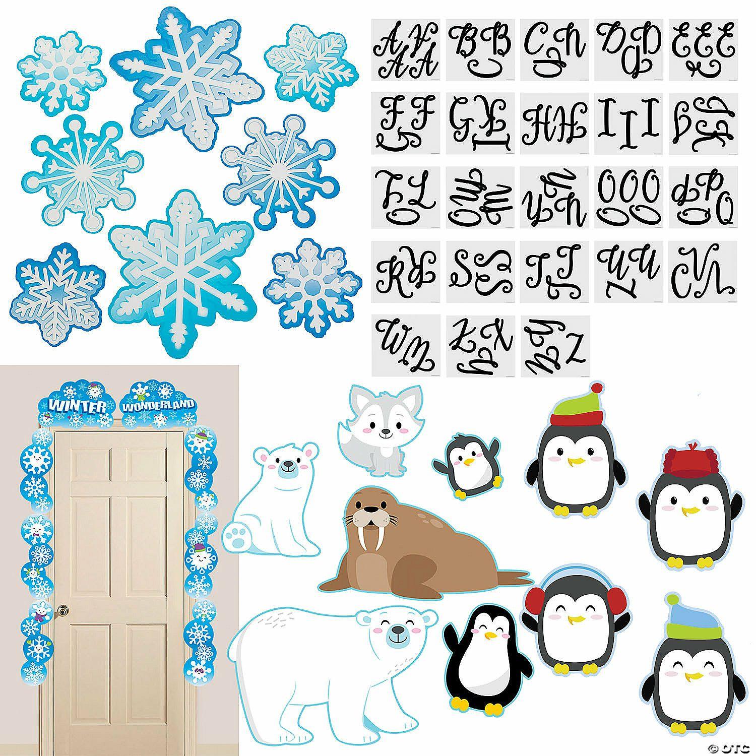 Classroom Decorating Kits | Winter Classroom Decorating Kit – 173 Pc.