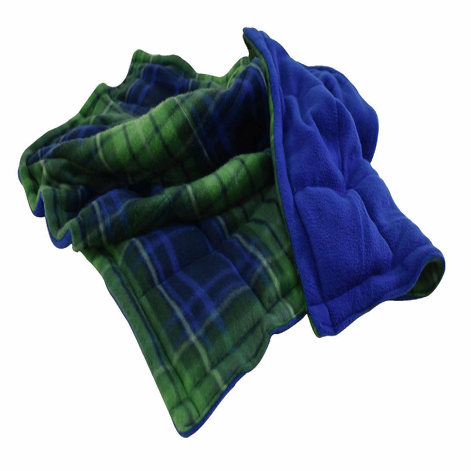 Classroom Technology | Abilitations Weighted Blanket, Large, 11 Pounds, Plaid