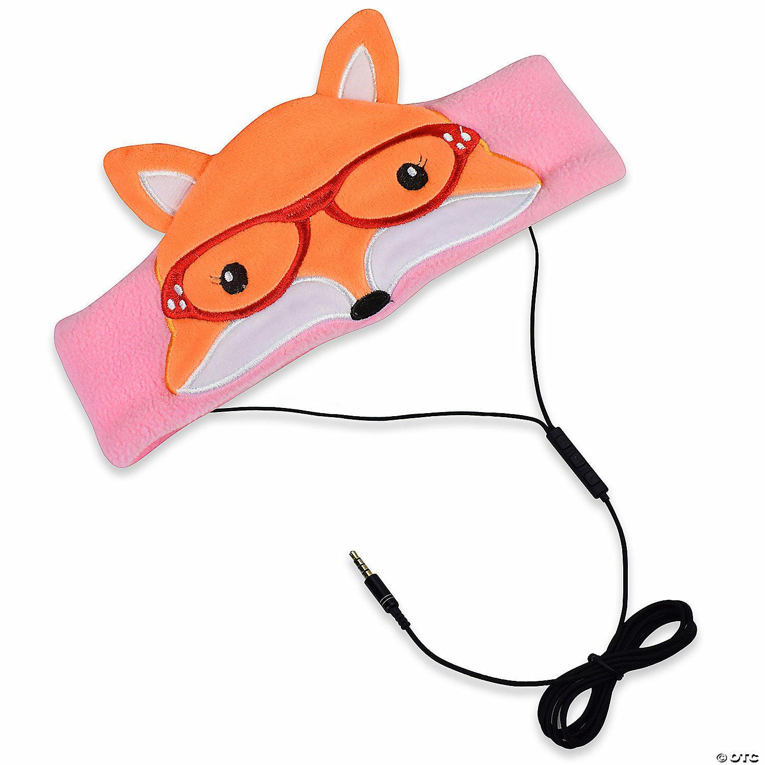 Classroom Technology | Contixo H1 Adjustable Fleece Headband Headphones, Fox