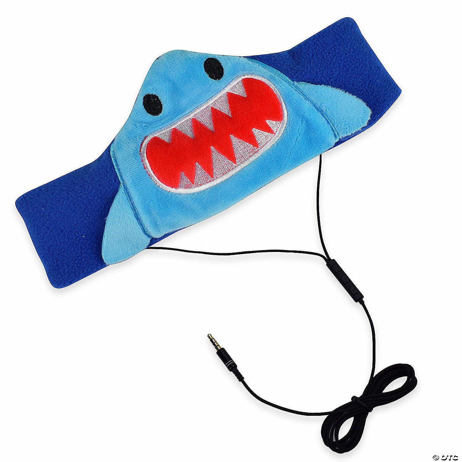 Classroom Technology | Contixo H1 Adjustable Fleece Headband Headphones, Shark