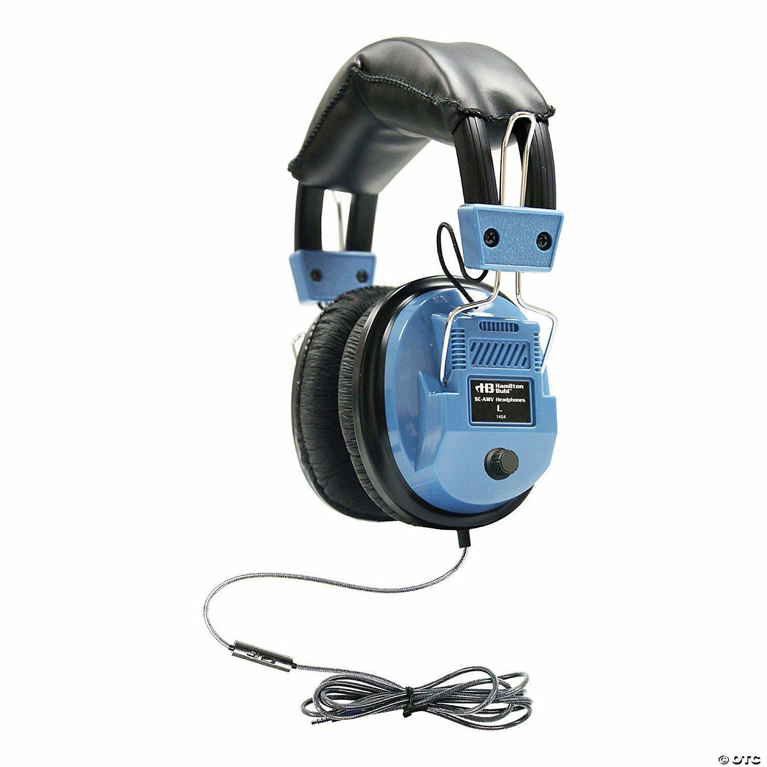 Classroom Technology | HamiltonBuhl Deluxe, Headset with In-Line Microphone, TRRS Plug