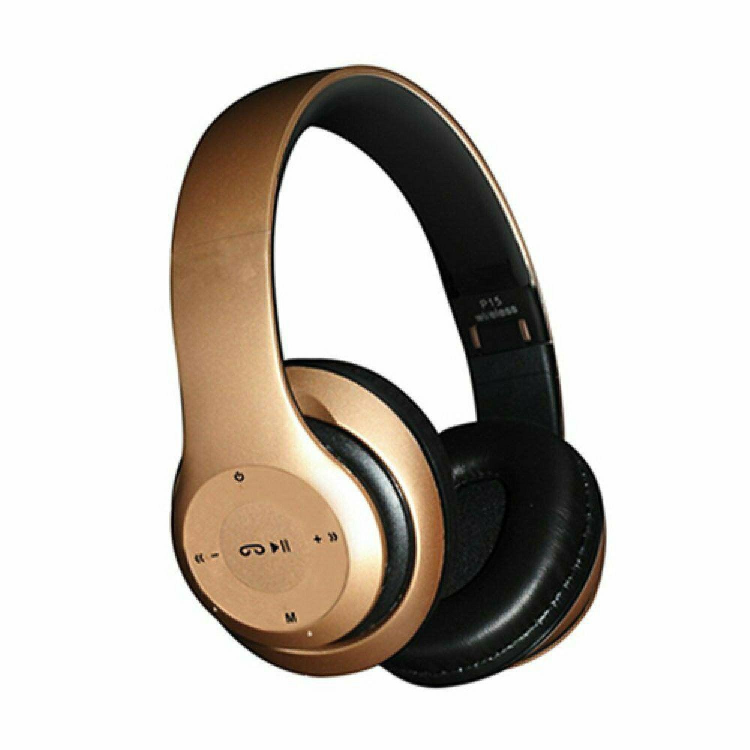 Classroom Technology | HeadGear  Bluetooth Headphones Wireless Headphones  Gold