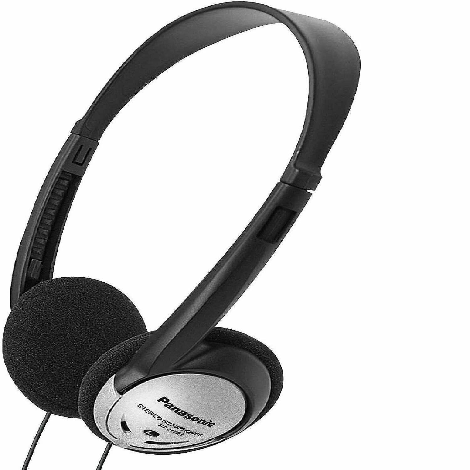 Classroom Technology | Panasonic RP-HT21 3.5 mm Jack Lightweight Wired On-Ear Headphones Black