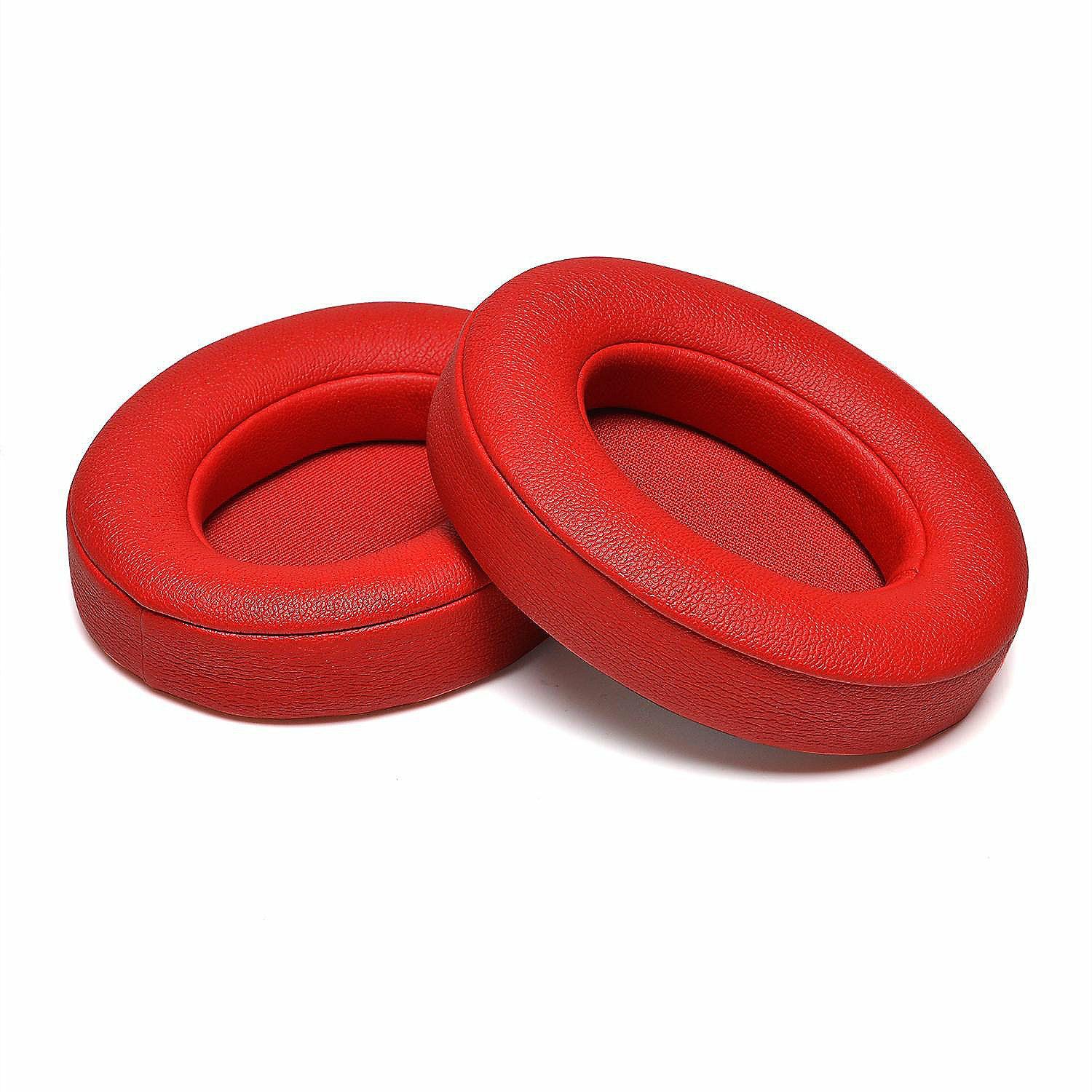 Classroom Technology | Red Replacement Ear Pads Cushion for Beats Dr Dre Solo 2 Wireless Headphone