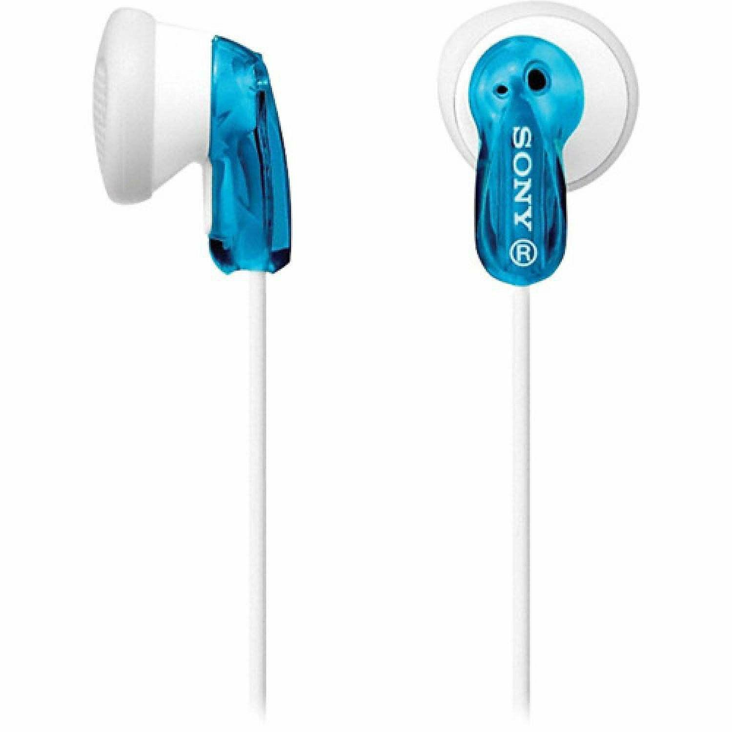 Classroom Technology | Sony MDR-E9LP/BLU Headphones Ear-Bud – Wired 3.5 mm Jack Blue