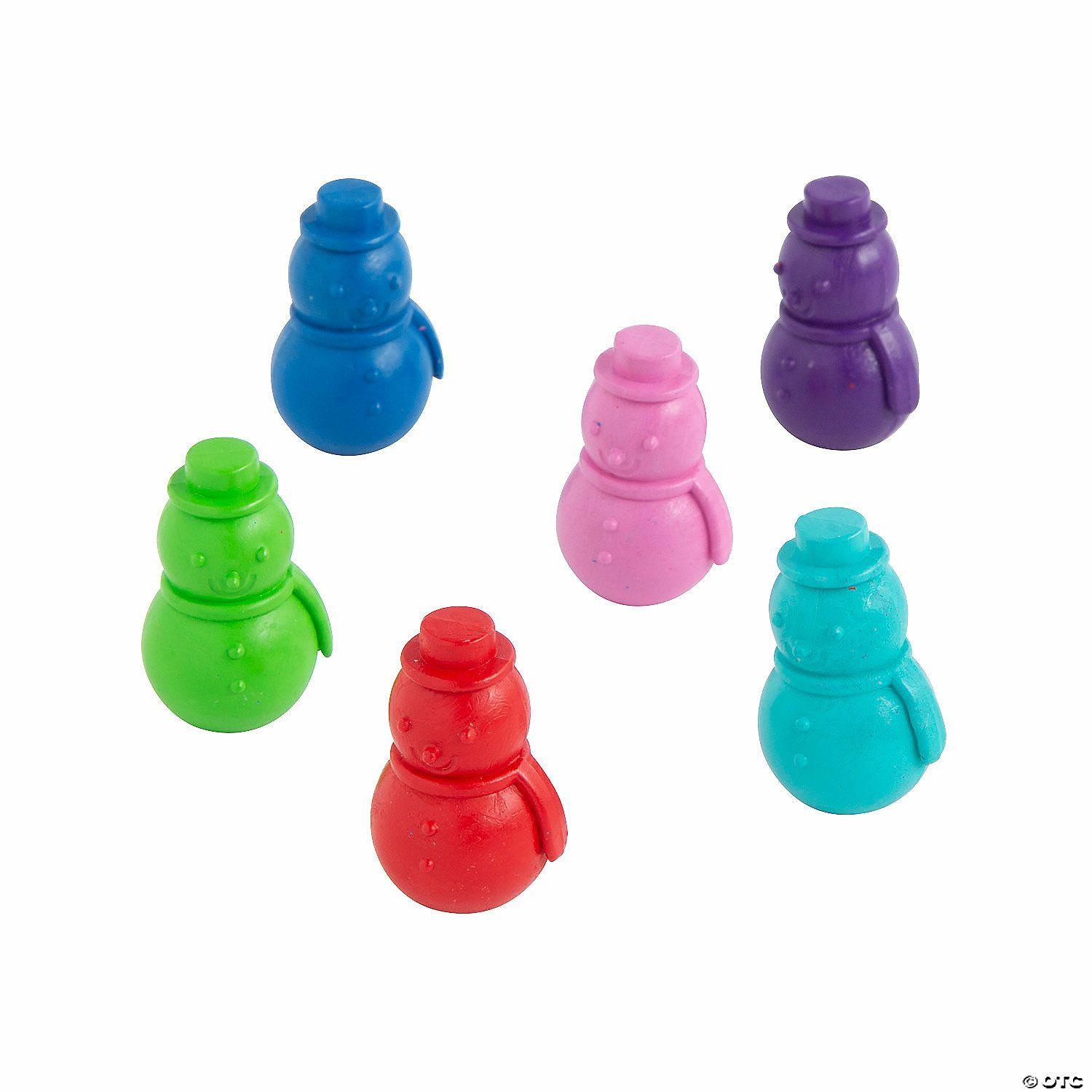 Crayons | Snowman-Shaped Crayons – 24 Pc.