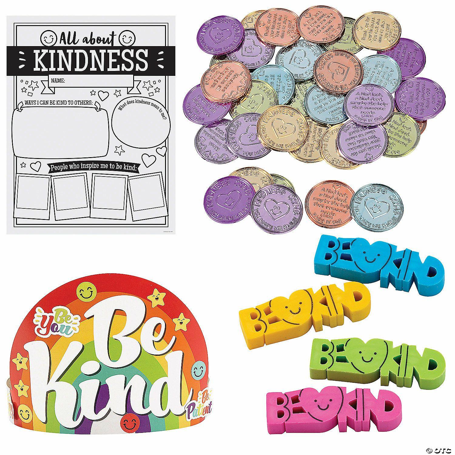 Curriculum Kits | 222 Pc. All About Kindness Coloring Activity & Handout Kit for 24