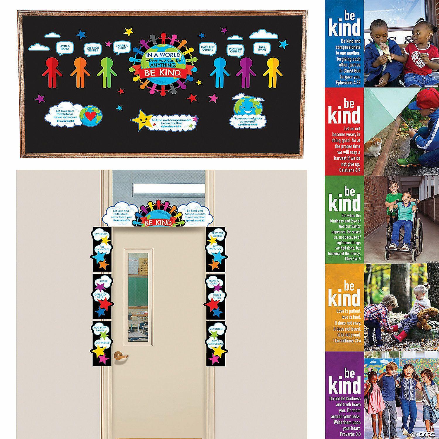 Curriculum Kits | Be Kind Classroom Decorating Kit – 58 Pc.