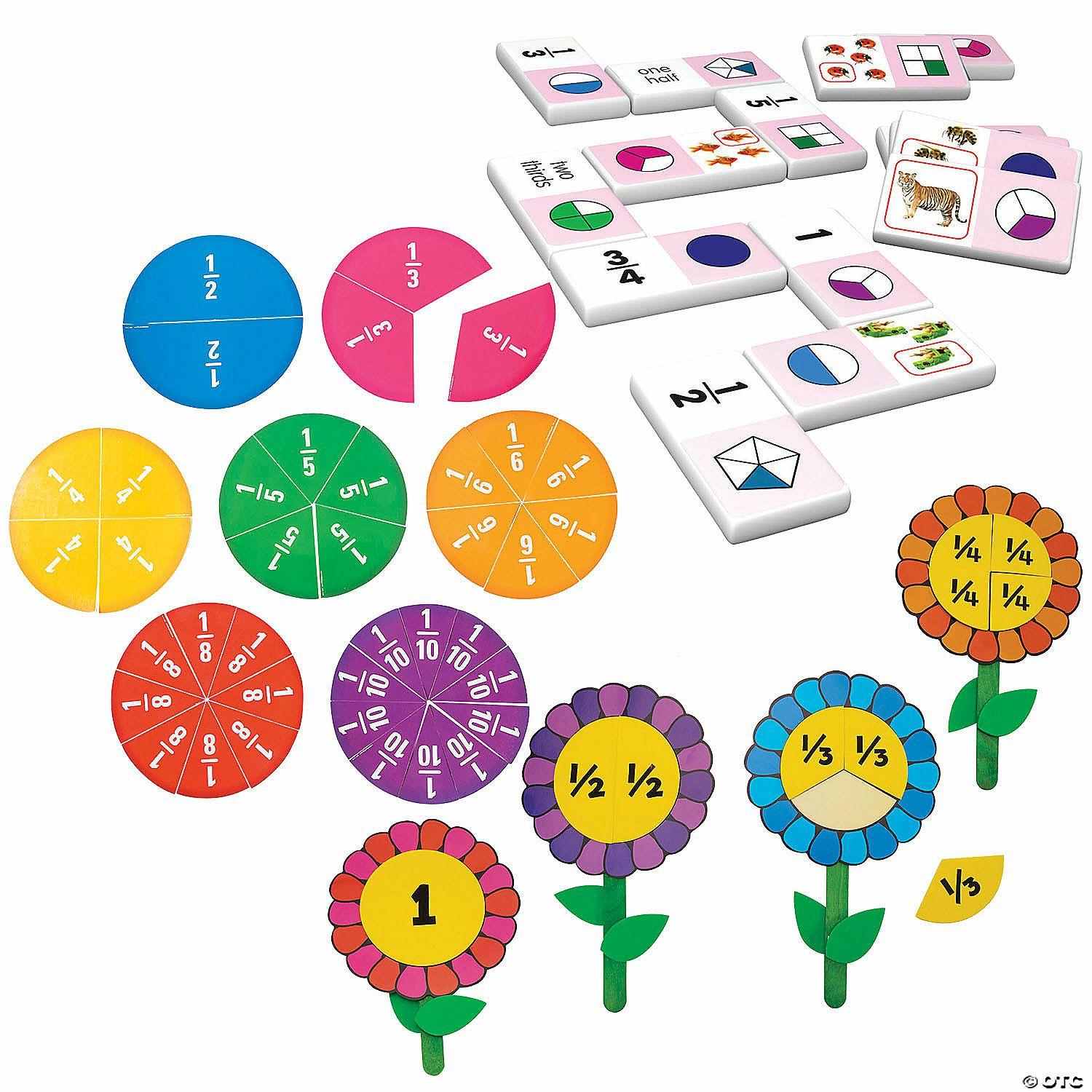 Curriculum Kits | Fractions Educational Kit – 90 Pc.