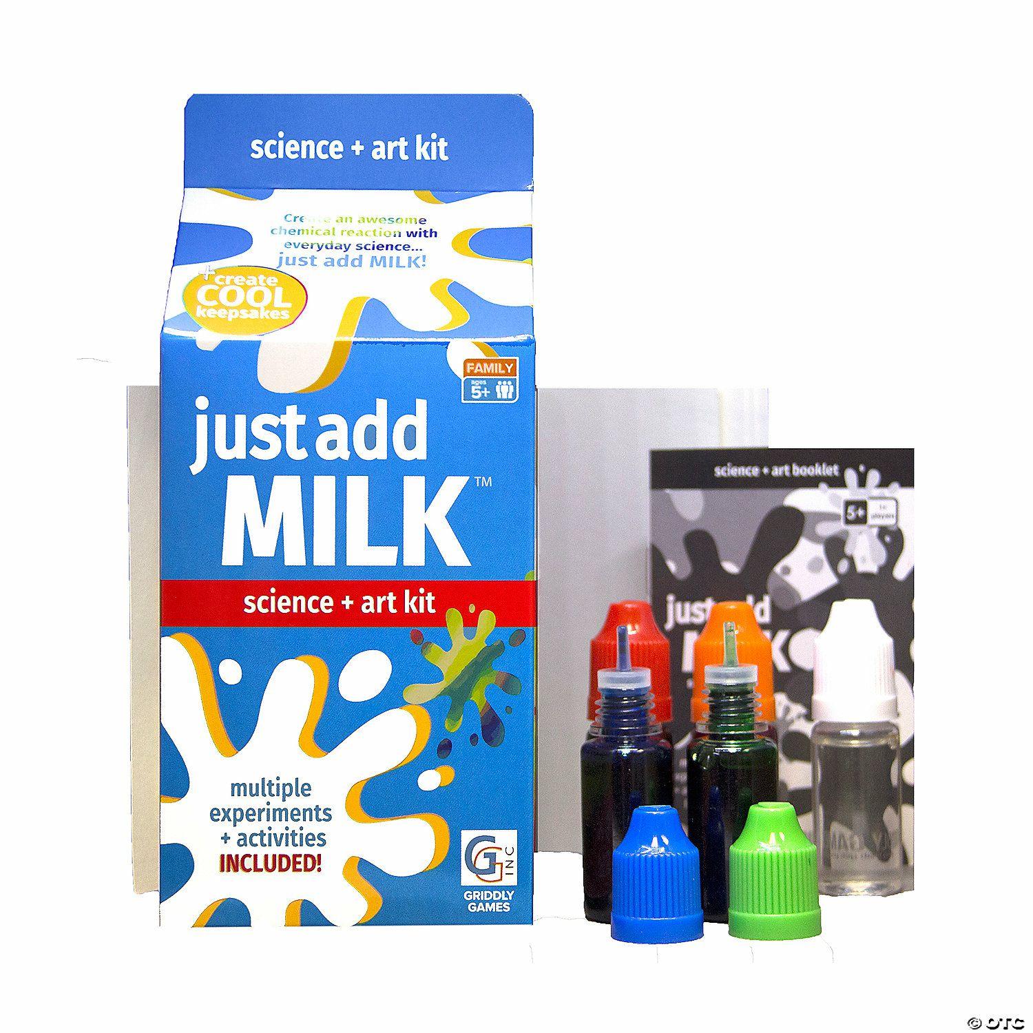 Curriculum Kits | Griddly Games Just Add Milk™ Science + Art Boredom Buster Kit