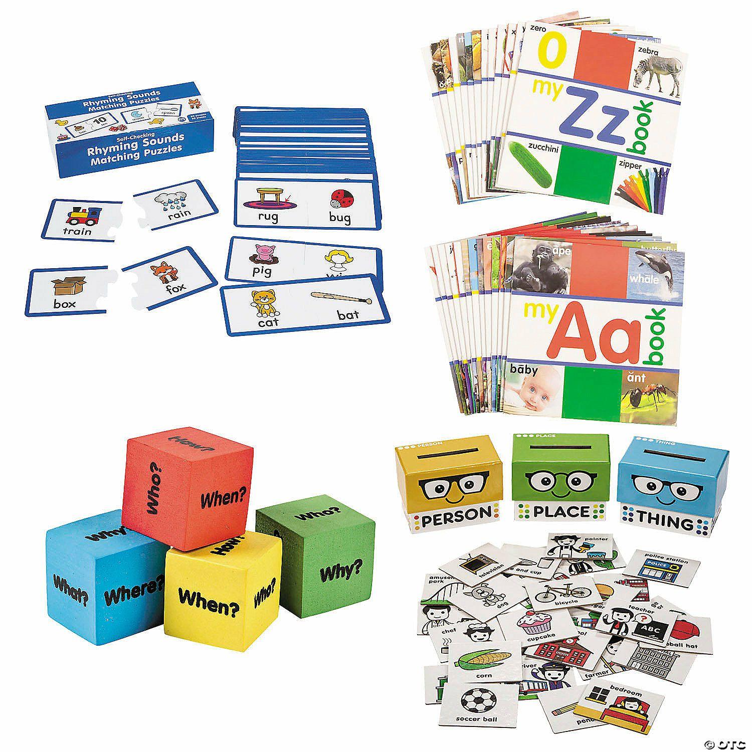 Curriculum Kits | Kindergarten Language Arts Kids Learning Kit – 176 Pc.