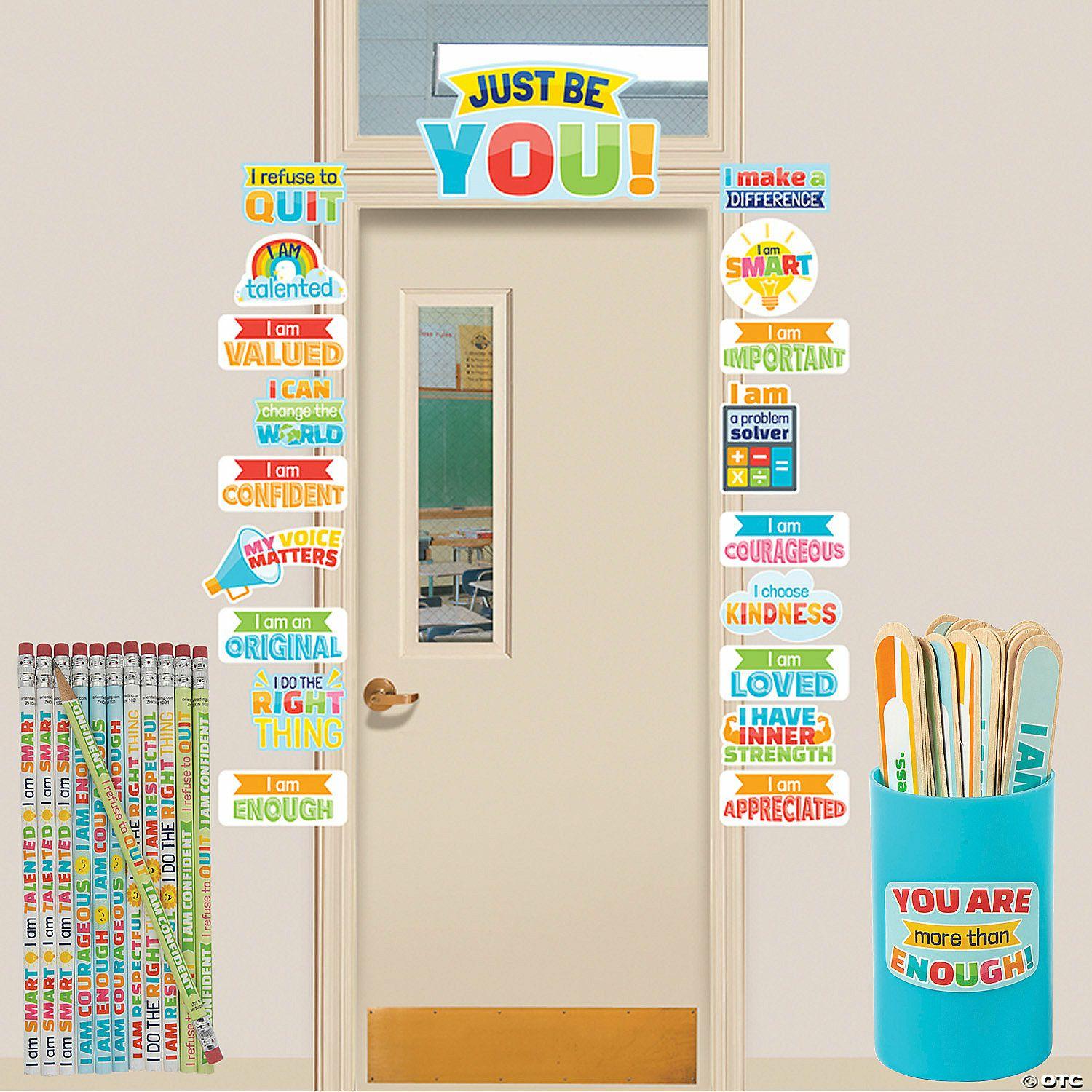 Curriculum Kits | Positive Affirmation Classroom Decorations & Handout Kit – 72 Pc.